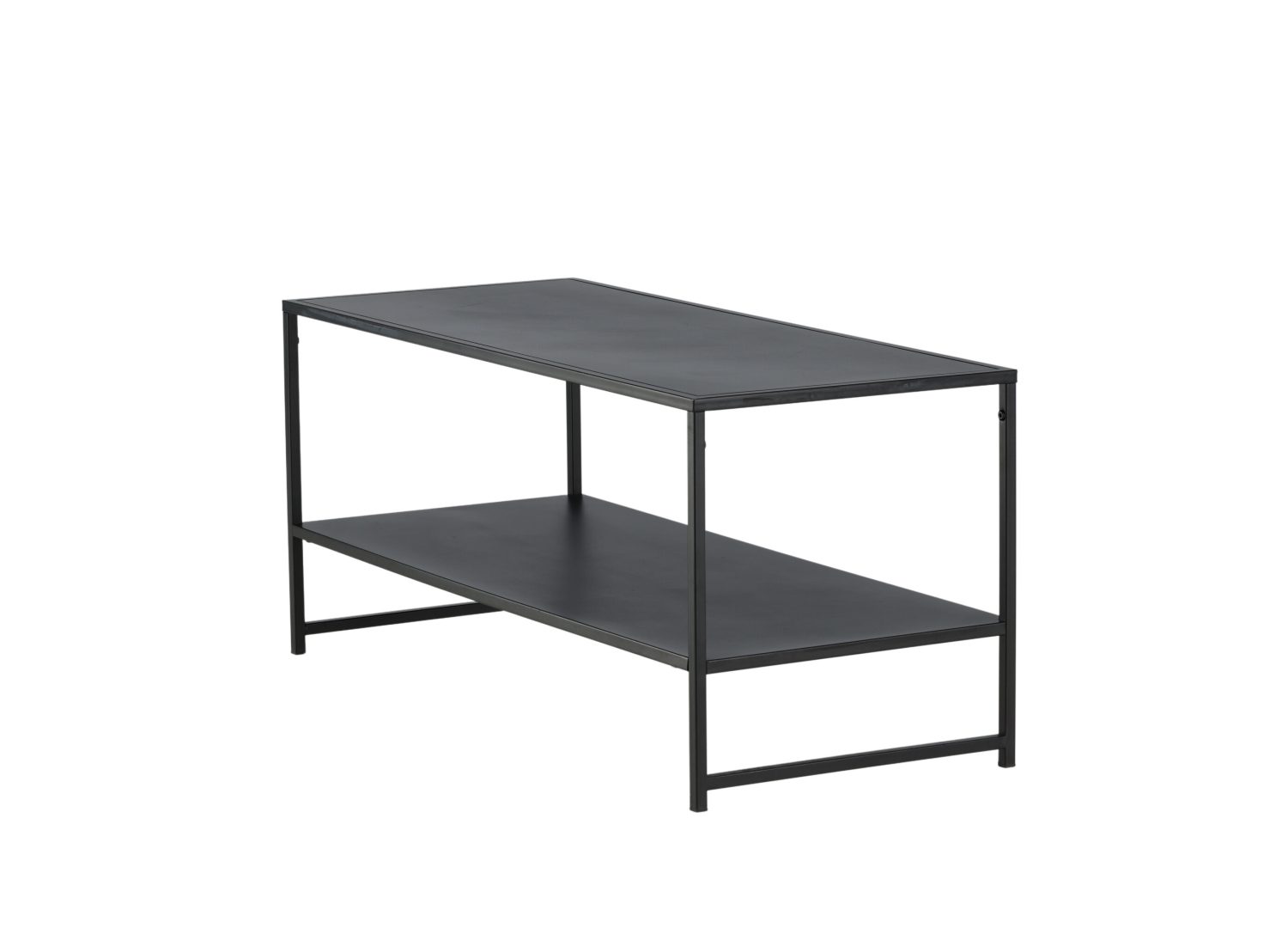 Vue produit de la table basse Staal noir en acier