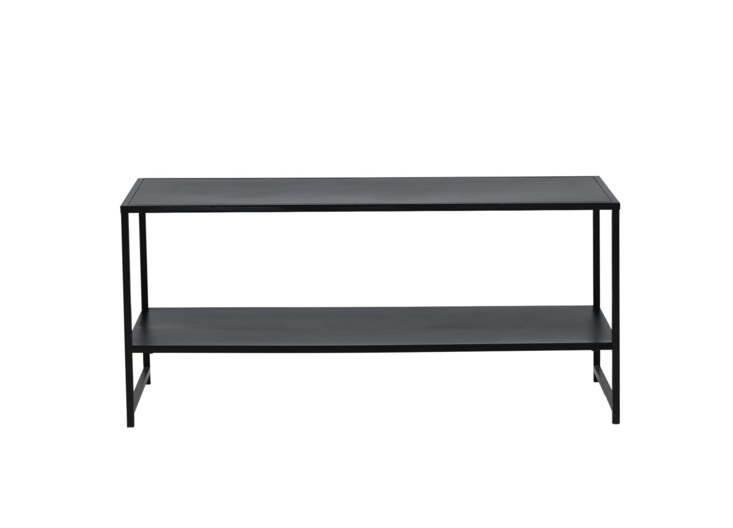 Table basse Staal acier noir 102 cm sur fond blanc