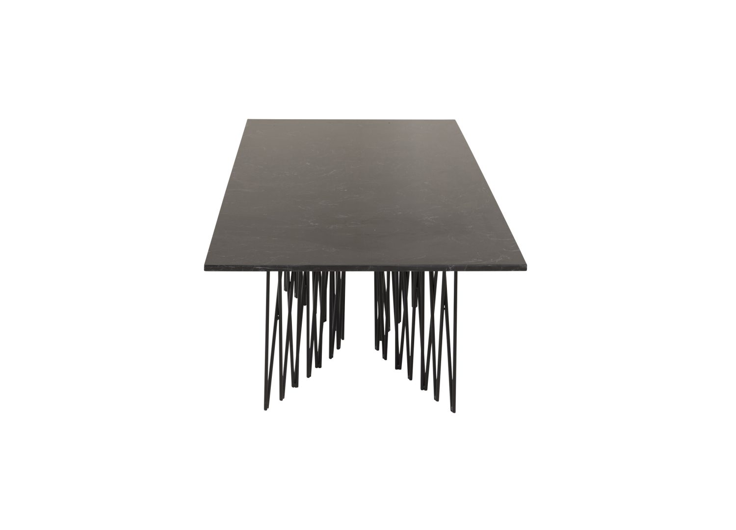 Vue produit de la table basse Stone noir en fibrociment