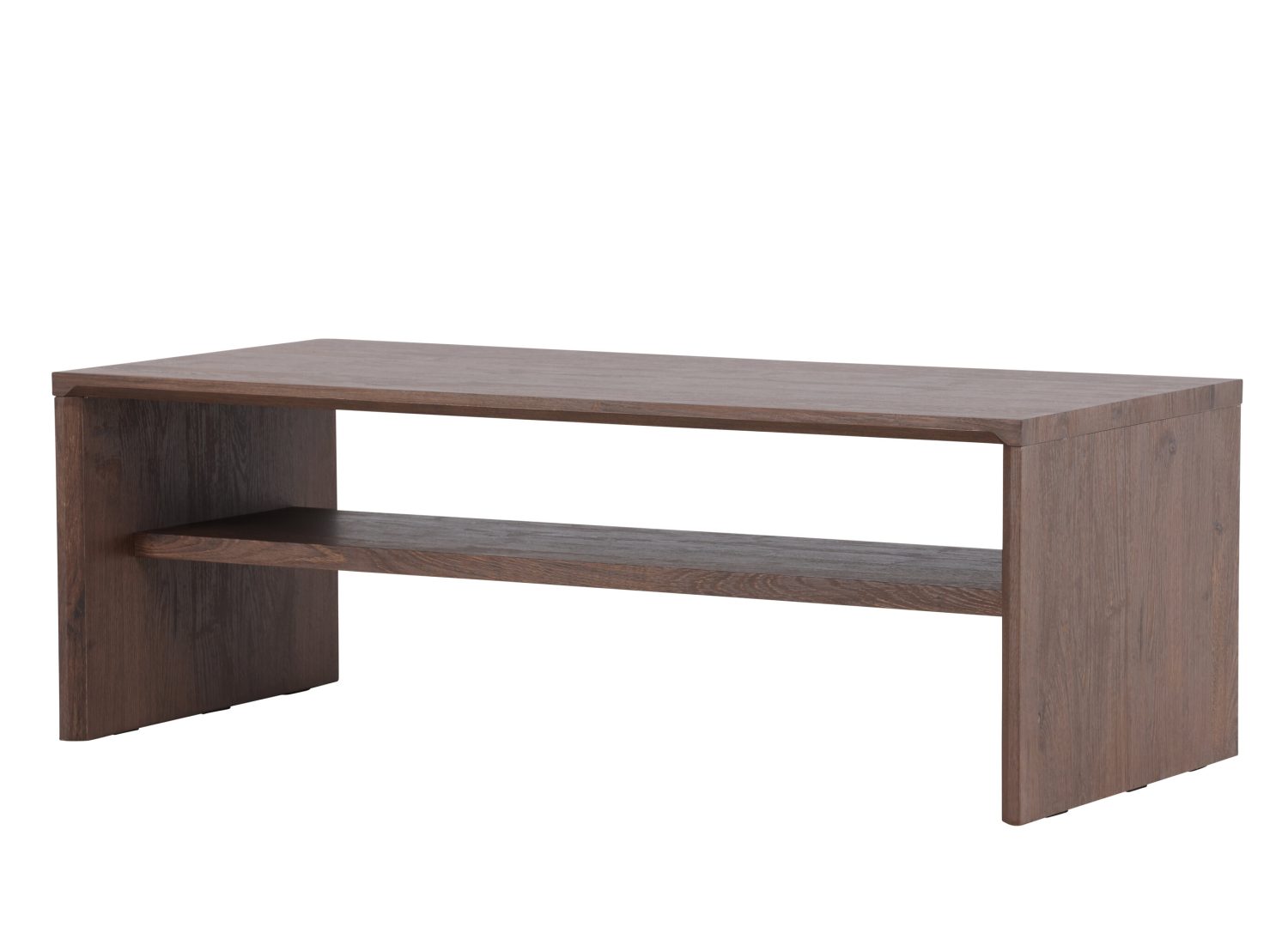 Vue produit de la table basse Telemarket moka en MDF