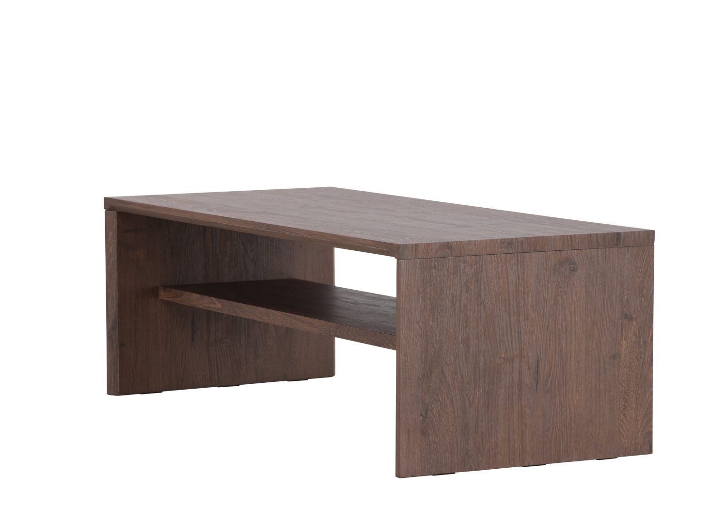 Vue produit de la table basse Telemarket moka en MDF
