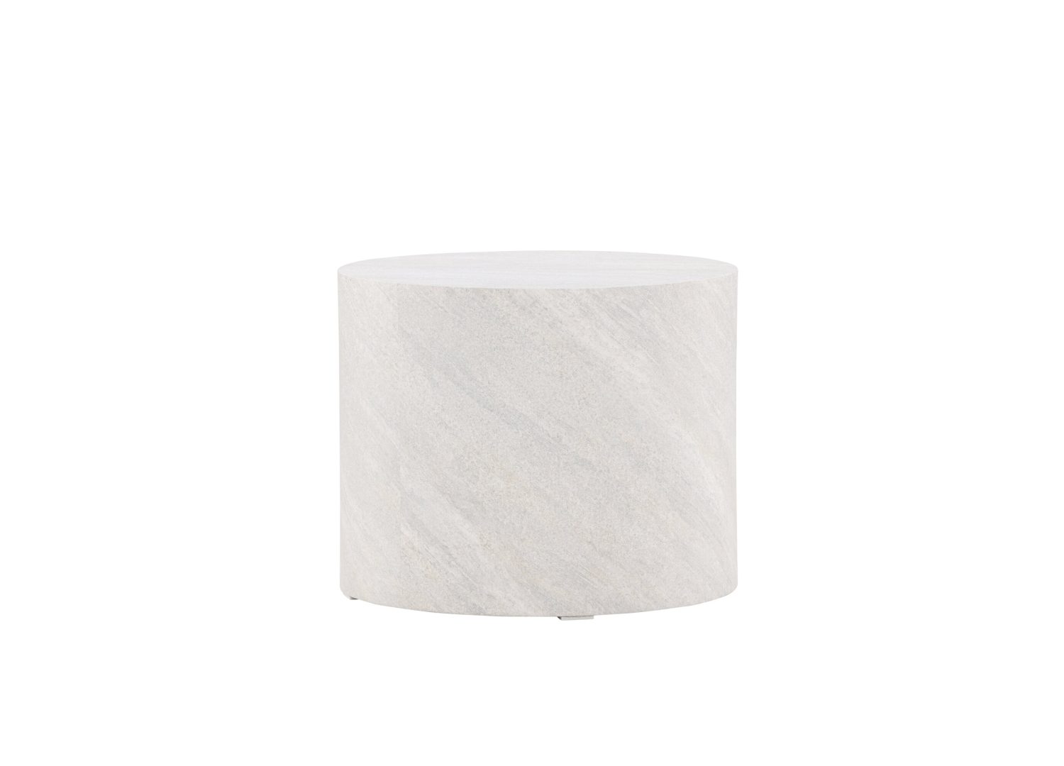 Vue produit de la table basse York gris en effet béton
