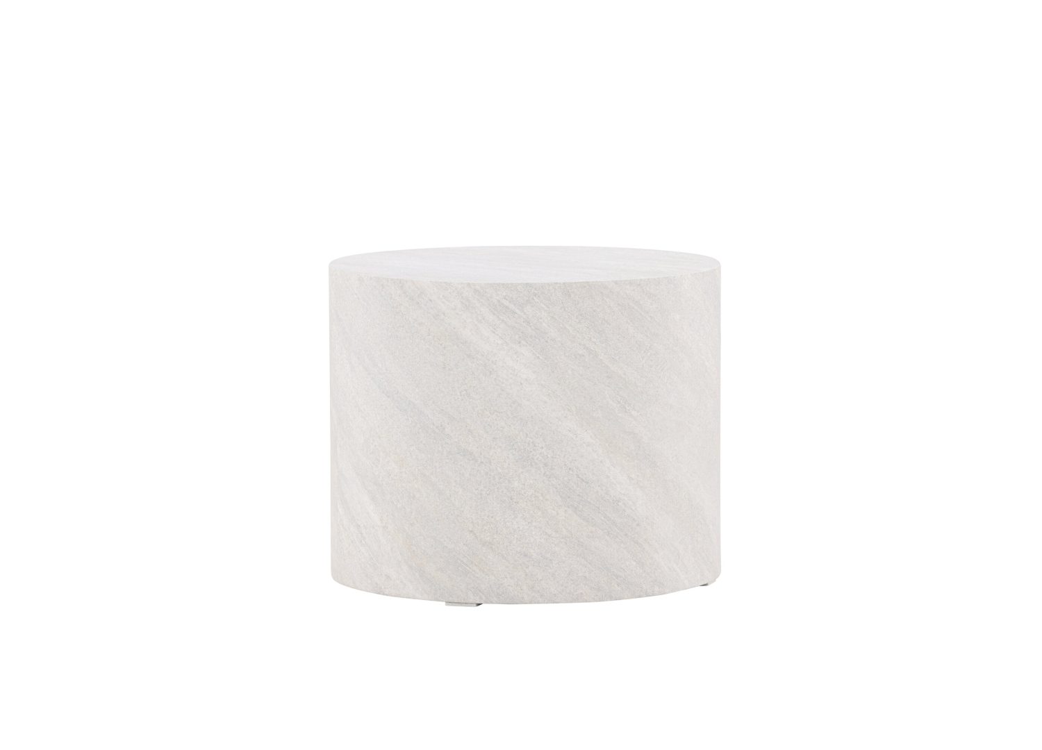 Vue produit de la table basse York gris en effet béton