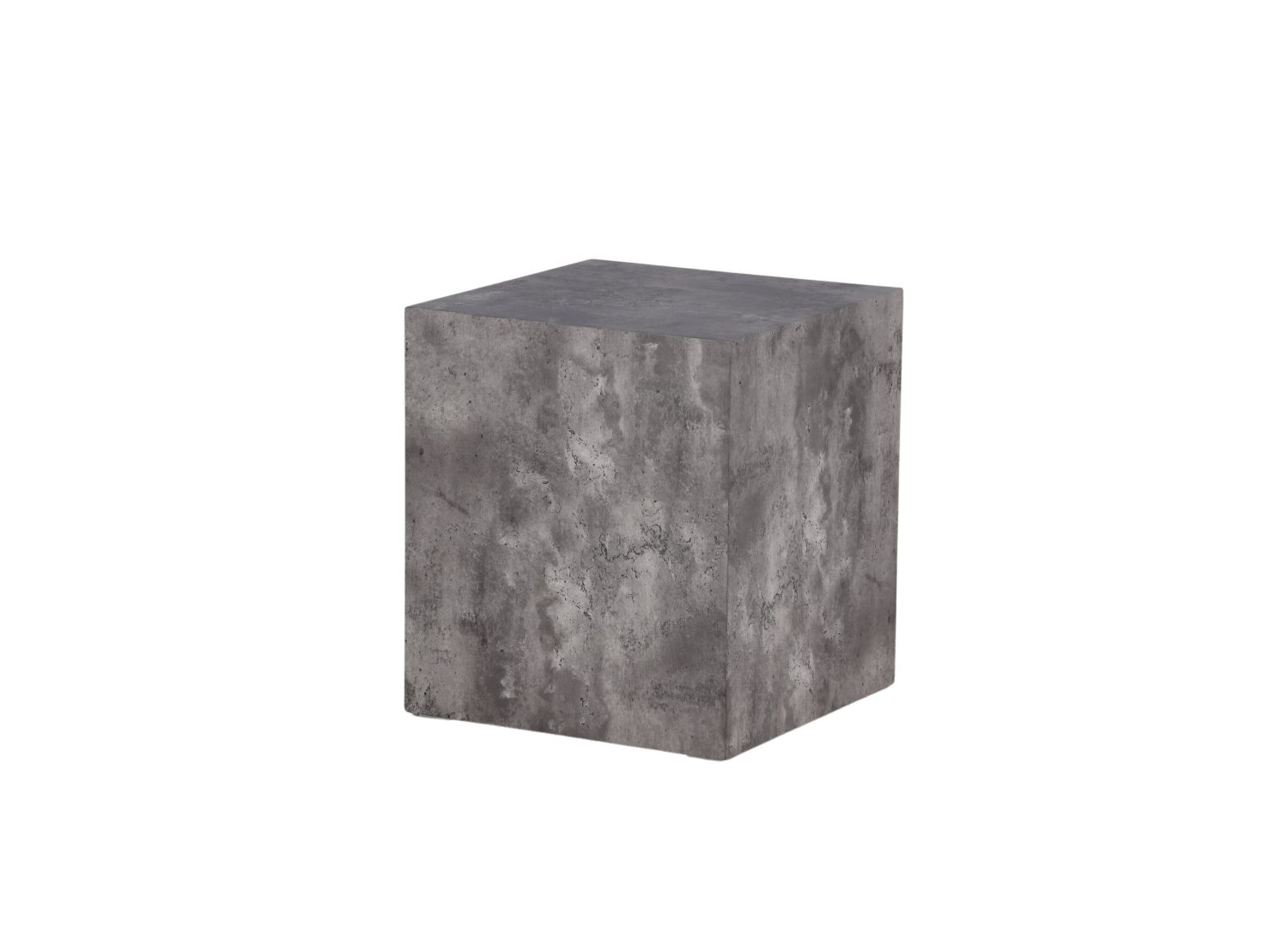 Vue produit de la table basse York gris foncé en effet marbre