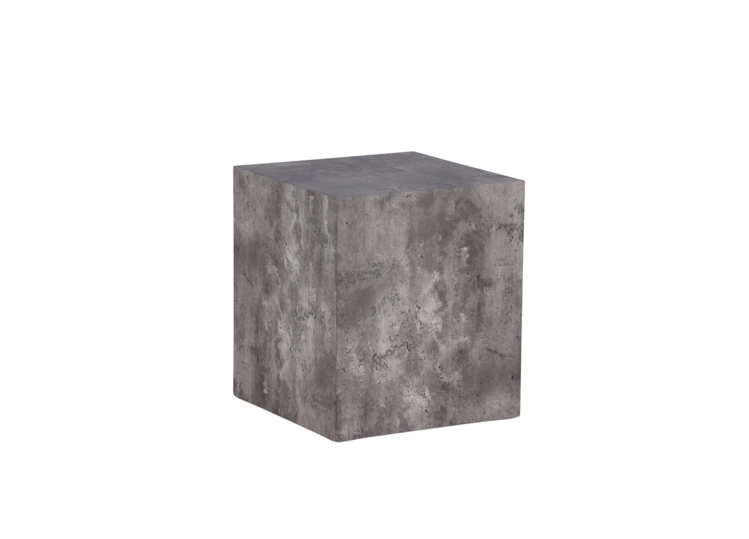 Vue produit de la table basse York gris foncé en effet marbre