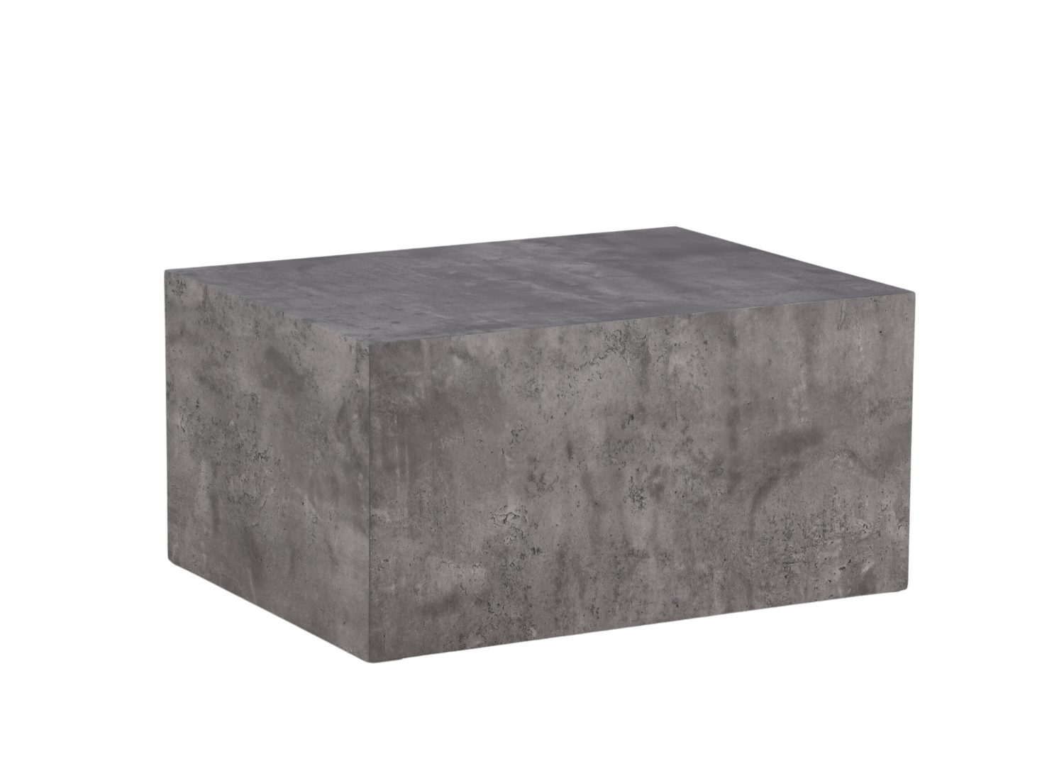 Vue produit de la table basse York gris foncé en effet marbre