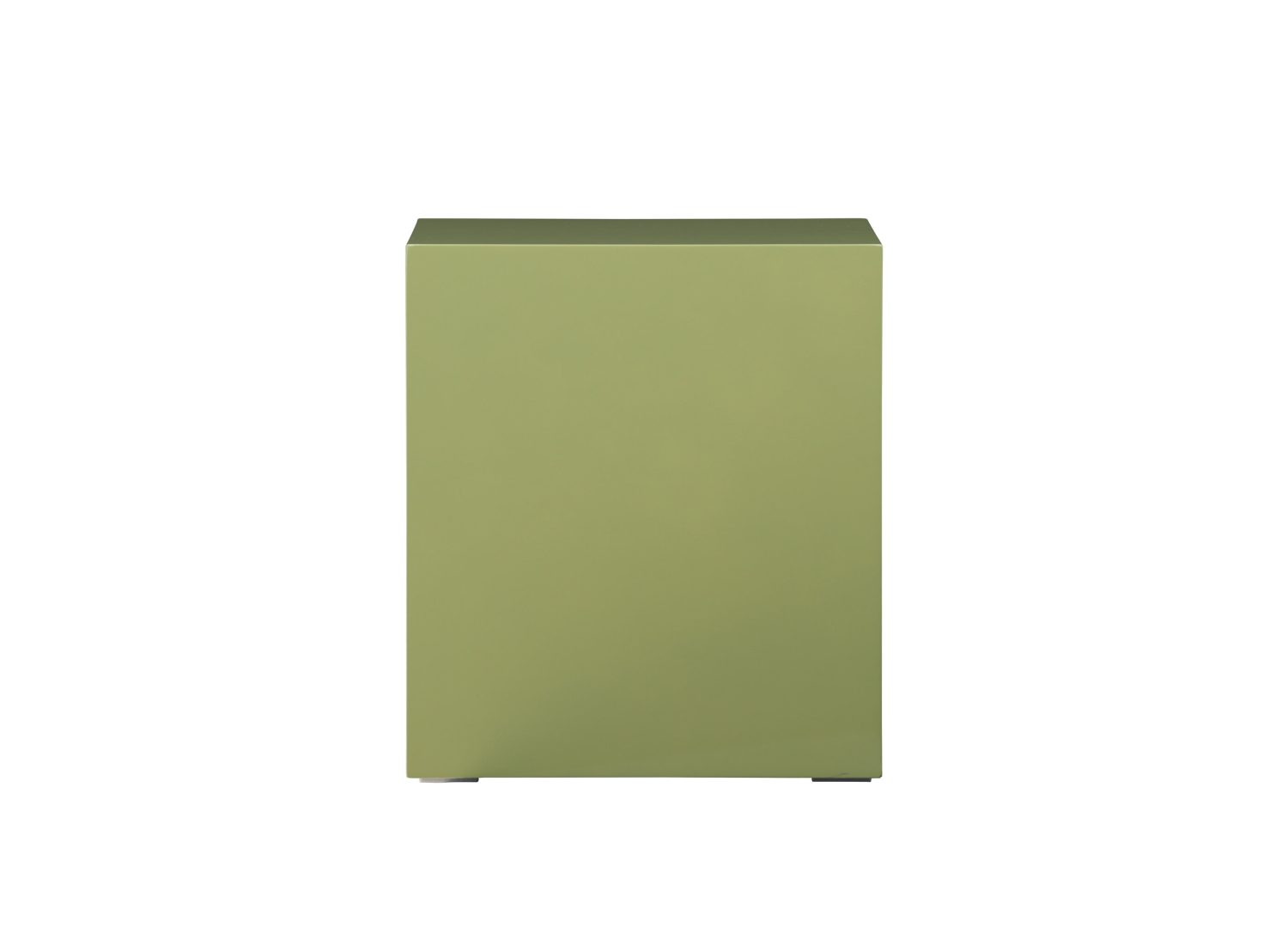 Vue produit de la table basse York vert clair en MDF