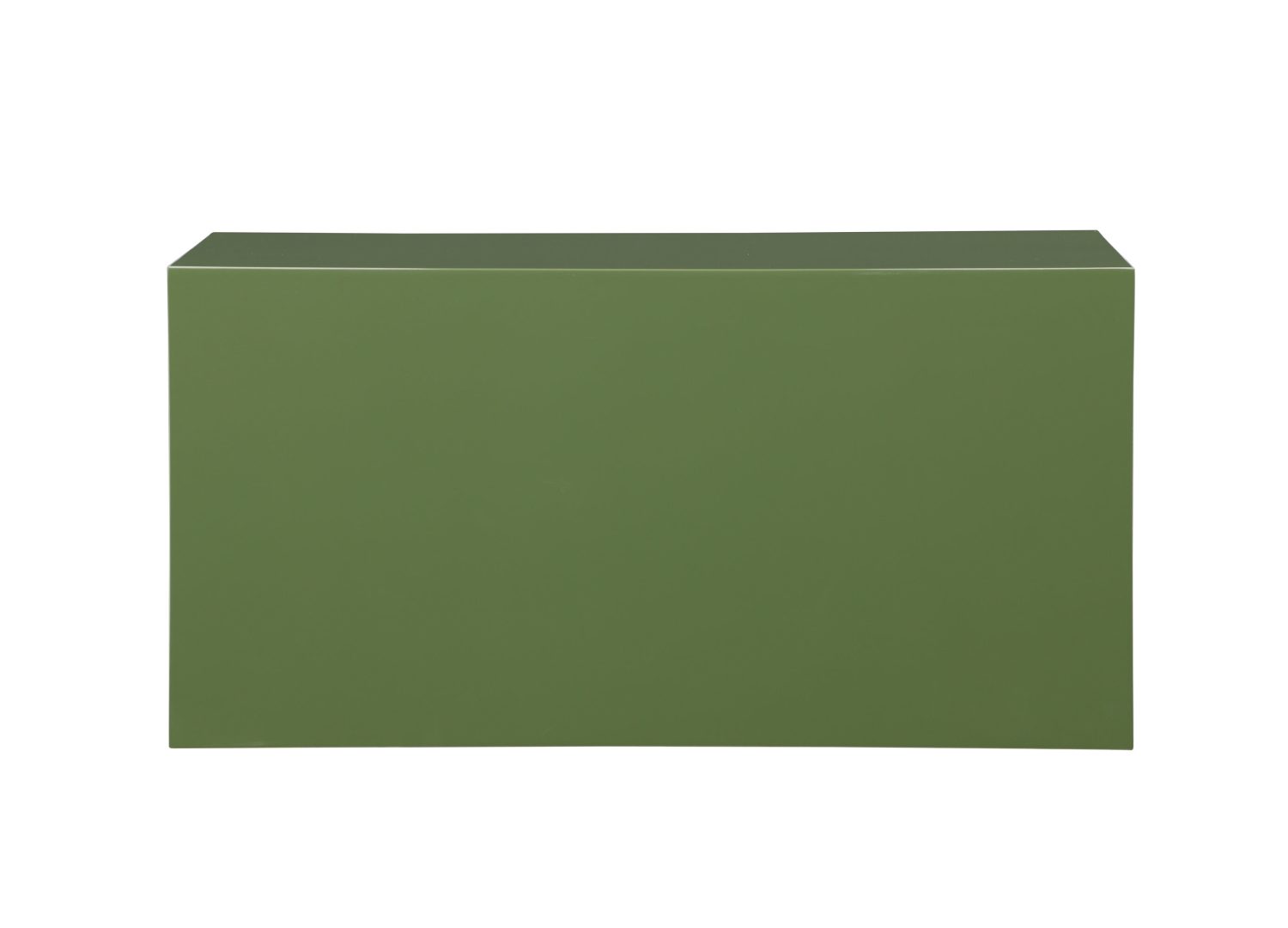Vue produit de la table basse York vert foncé en MDF