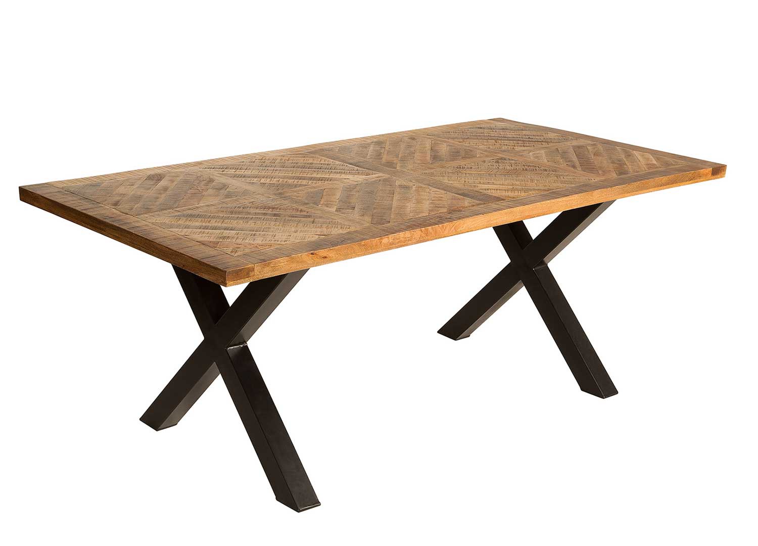 Table bois massif de manguier contemporaine