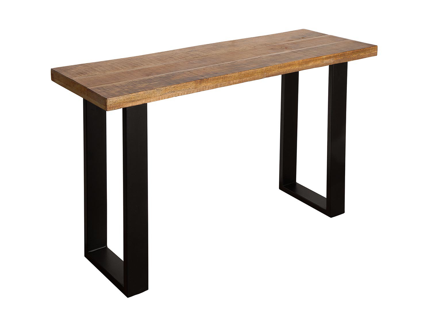 Table console design bois massif 115 cm