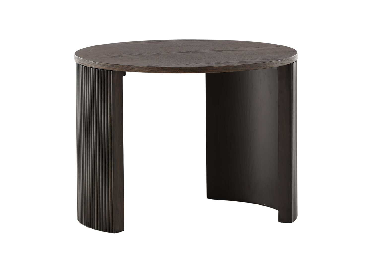 Table d'appoint ronde moka 60 cm