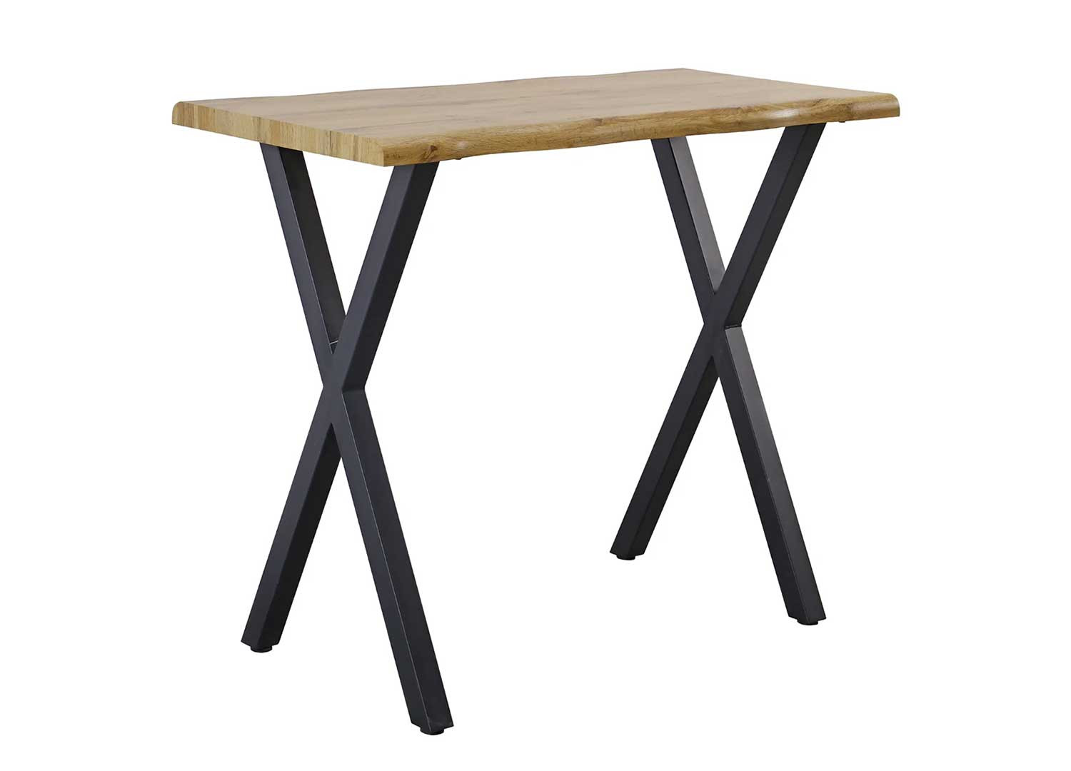 Table de bar 120 cm aspect chêne sauvage Joka