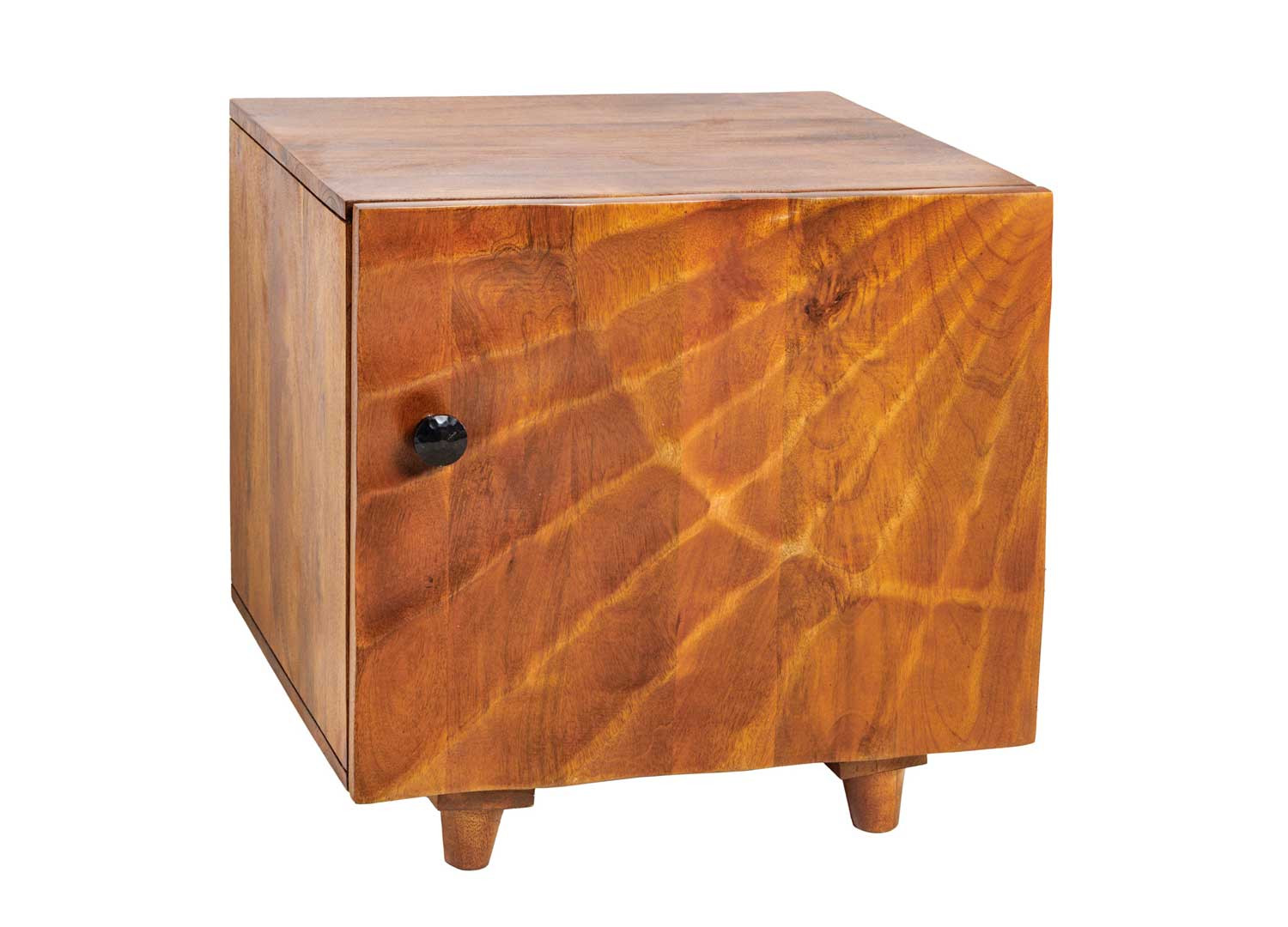 Table de chevet 1 porte bois massif