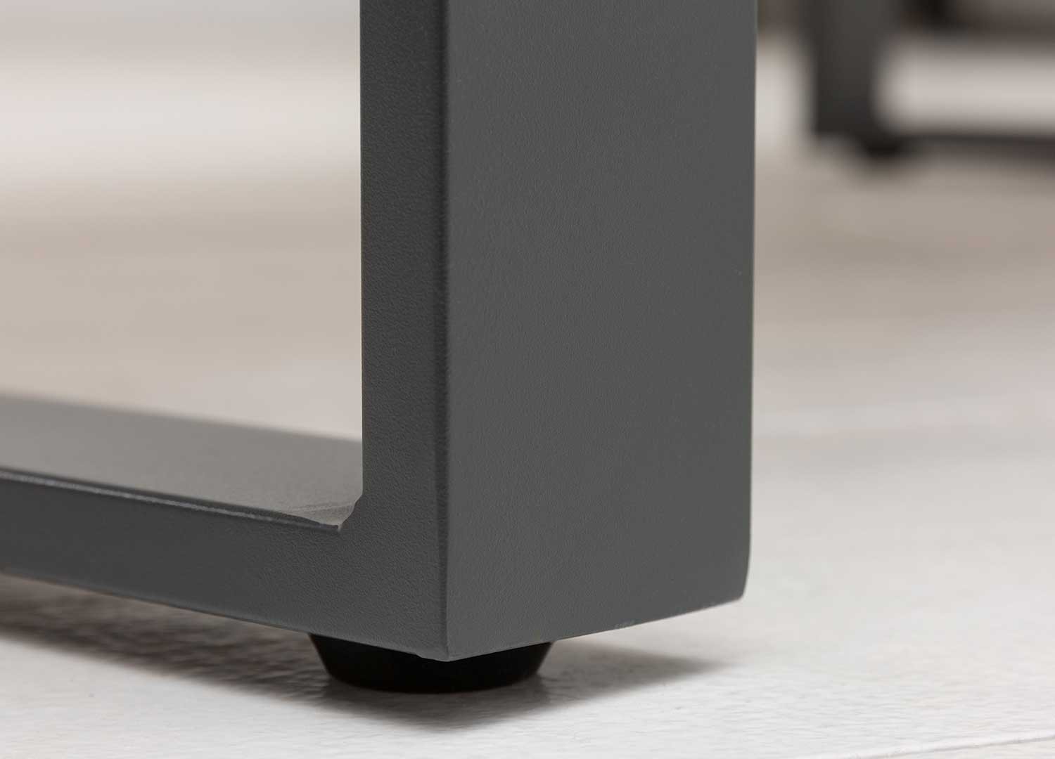 Table de jardin en aluminium et composite 123 cm