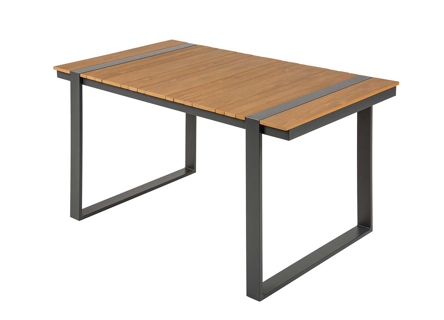 Table de jardin en aluminium et composite 123 cm