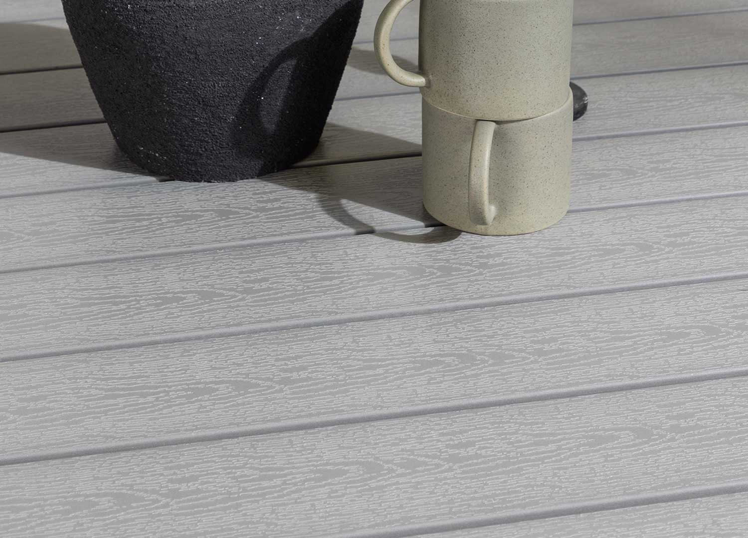 Table de jardin rectangulaire 2m gris et blanc