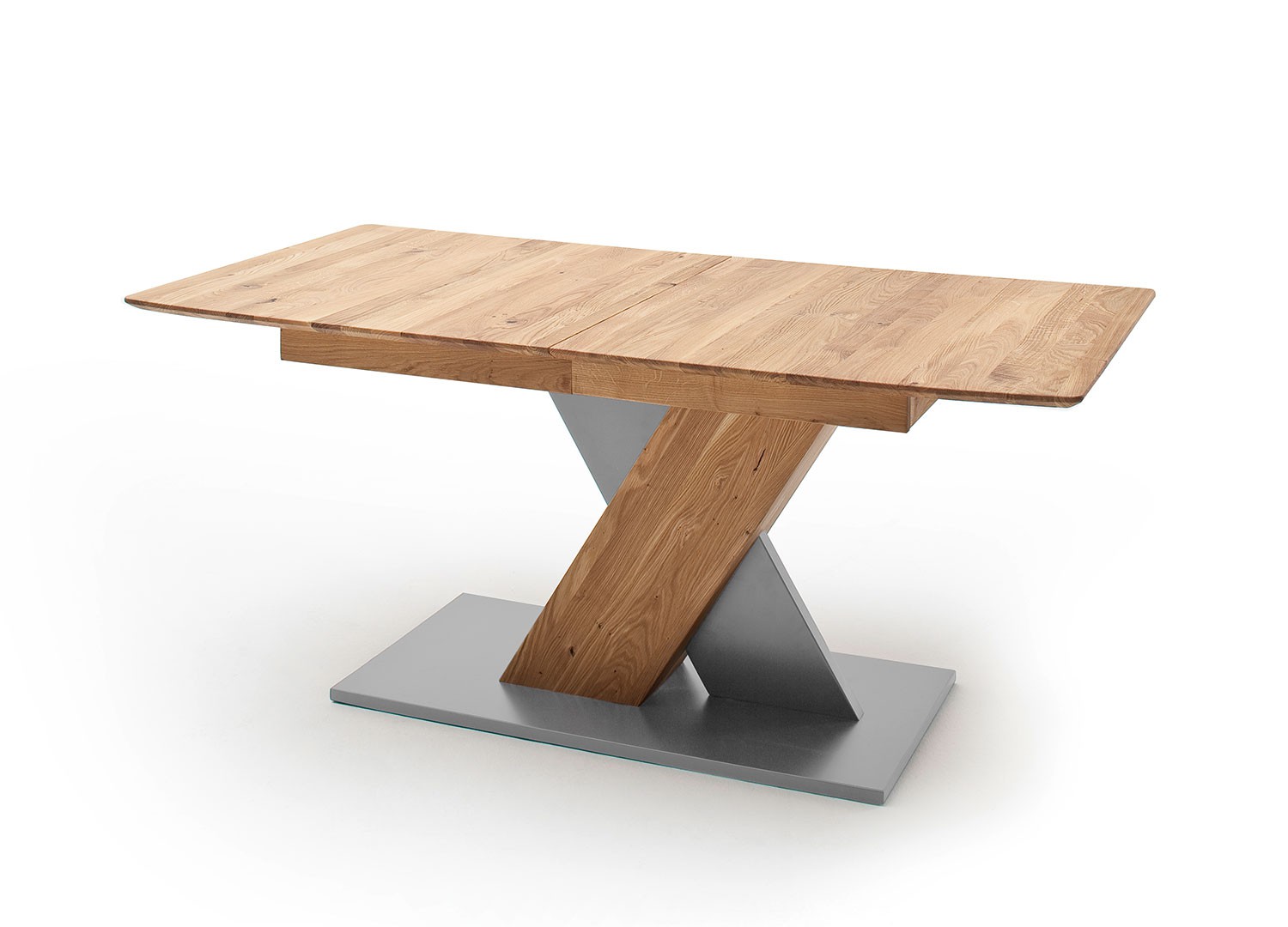 Table de repas 140 ou 180 cm extensible bois chêne sauvage