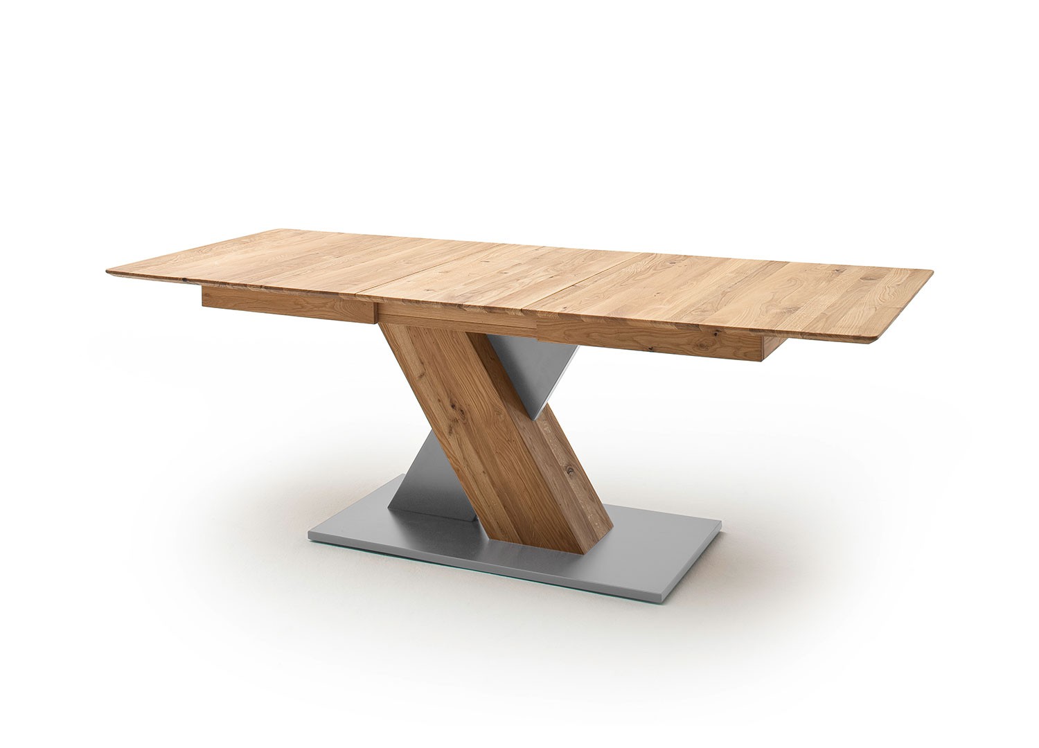 Table de repas 140 ou 180 cm extensible bois chêne sauvage