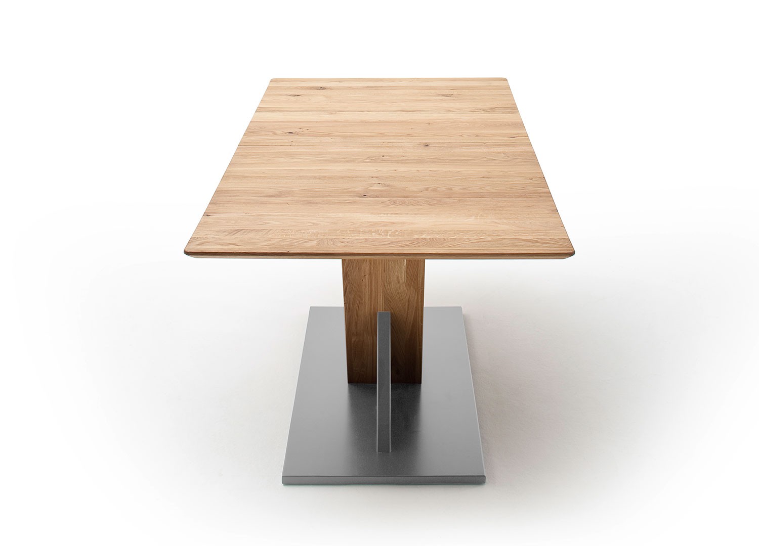 Table de repas 140 ou 180 cm extensible bois chêne sauvage