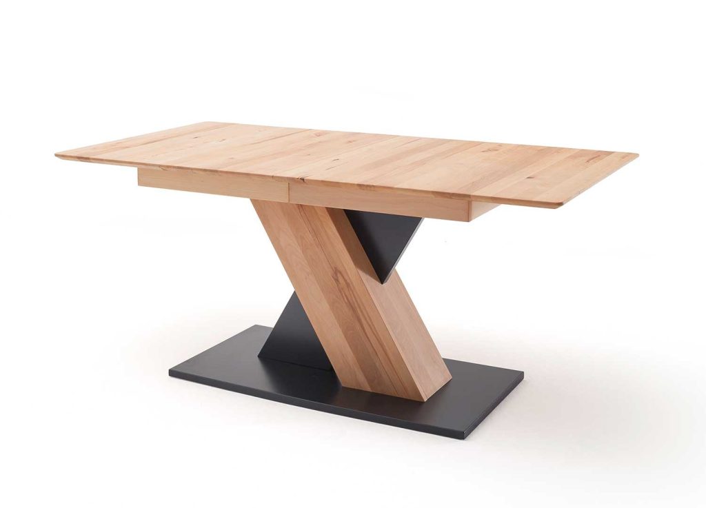 Table de repas 140 ou 180 cm extensible bois de hêtre
