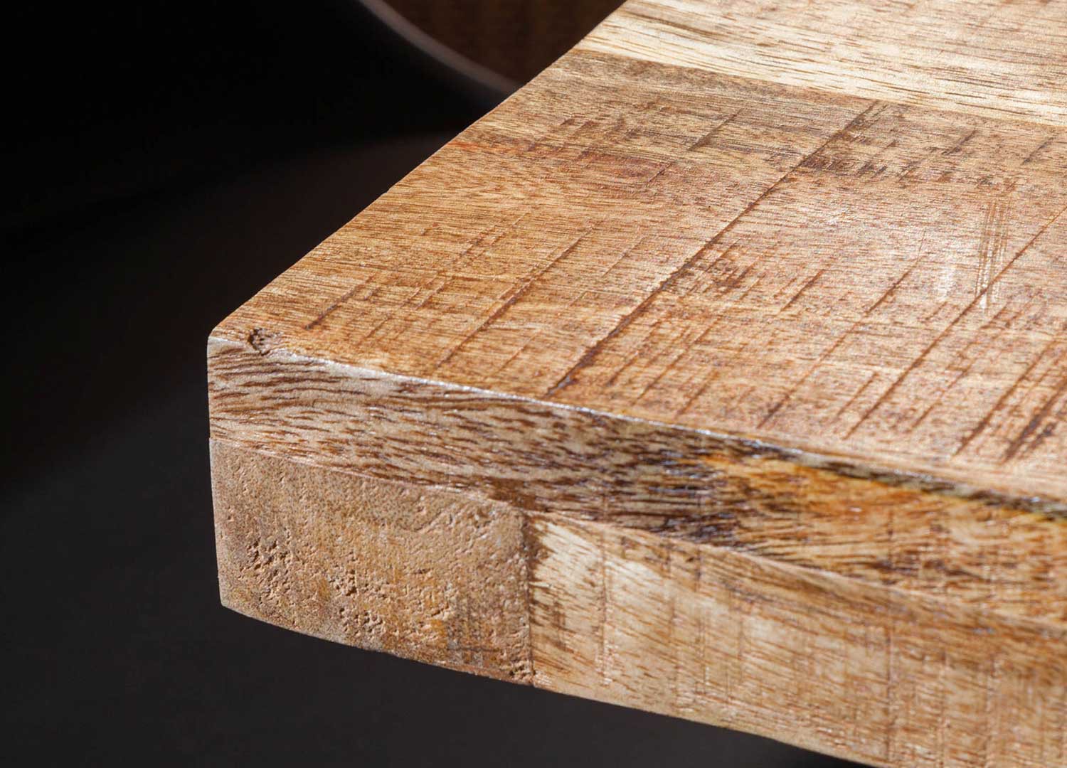 Table de salle à manger bois de manguier et pieds métal