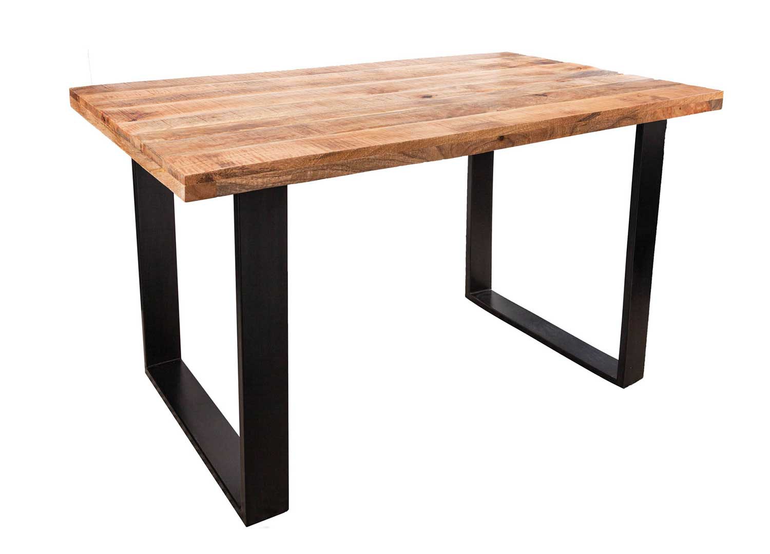 Table de salle à manger bois de manguier et pieds métal