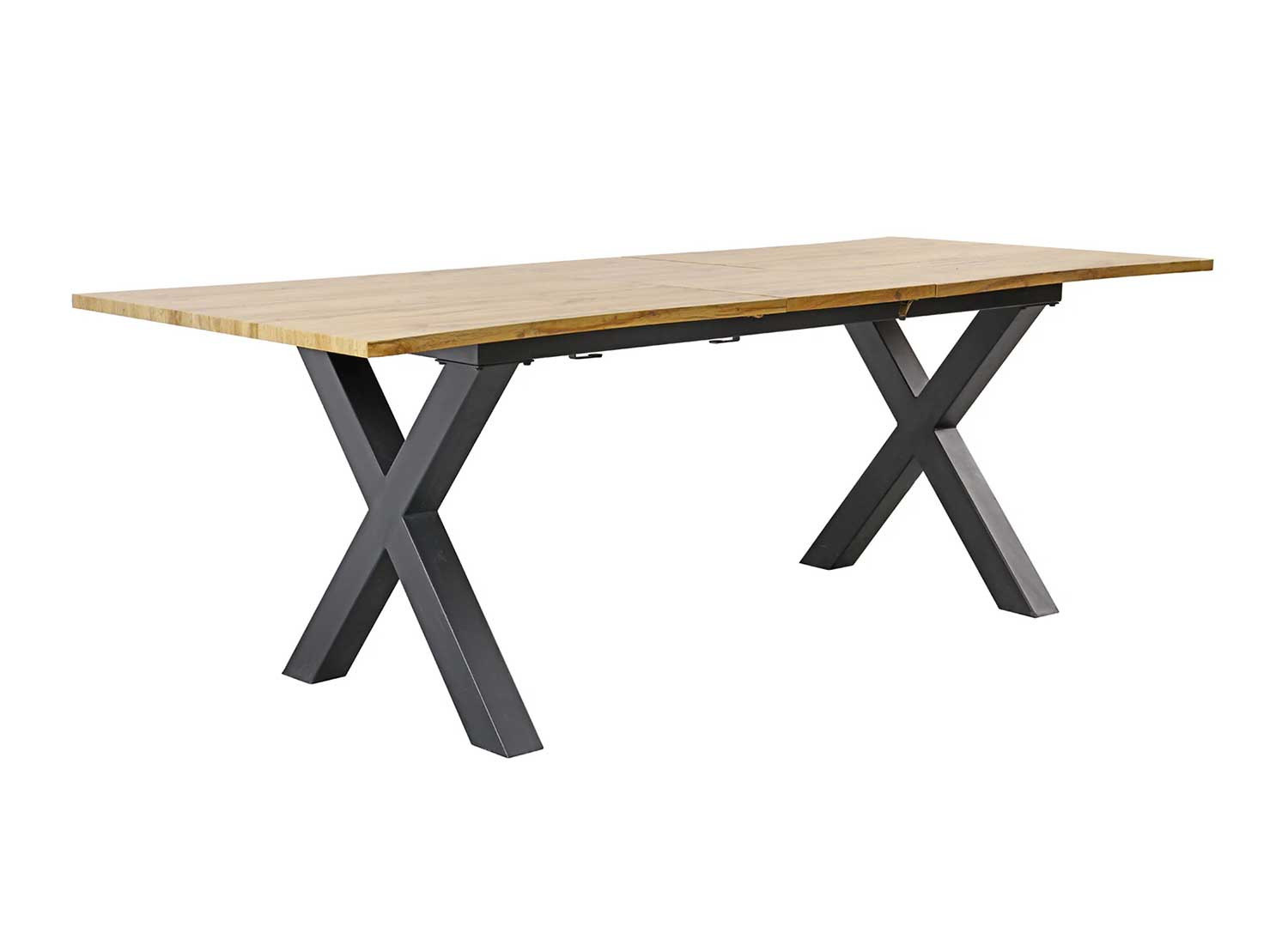 Table extensible 180-220 cm aspect chêne sauvage Sakura
