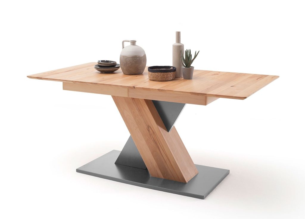 Table rectangulaire extensible 140 ou 180 cm bois de hêtre