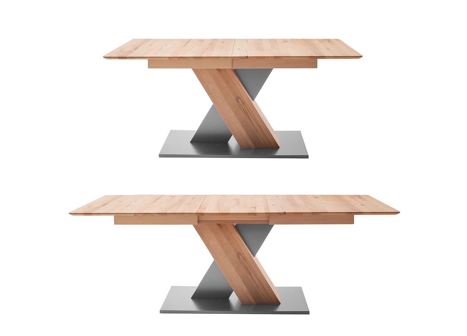 Table rectangulaire extensible 140 ou 180 cm bois de hêtre