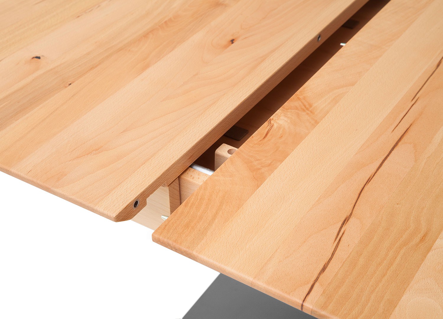 Table rectangulaire extensible 140 ou 180 cm bois de hêtre