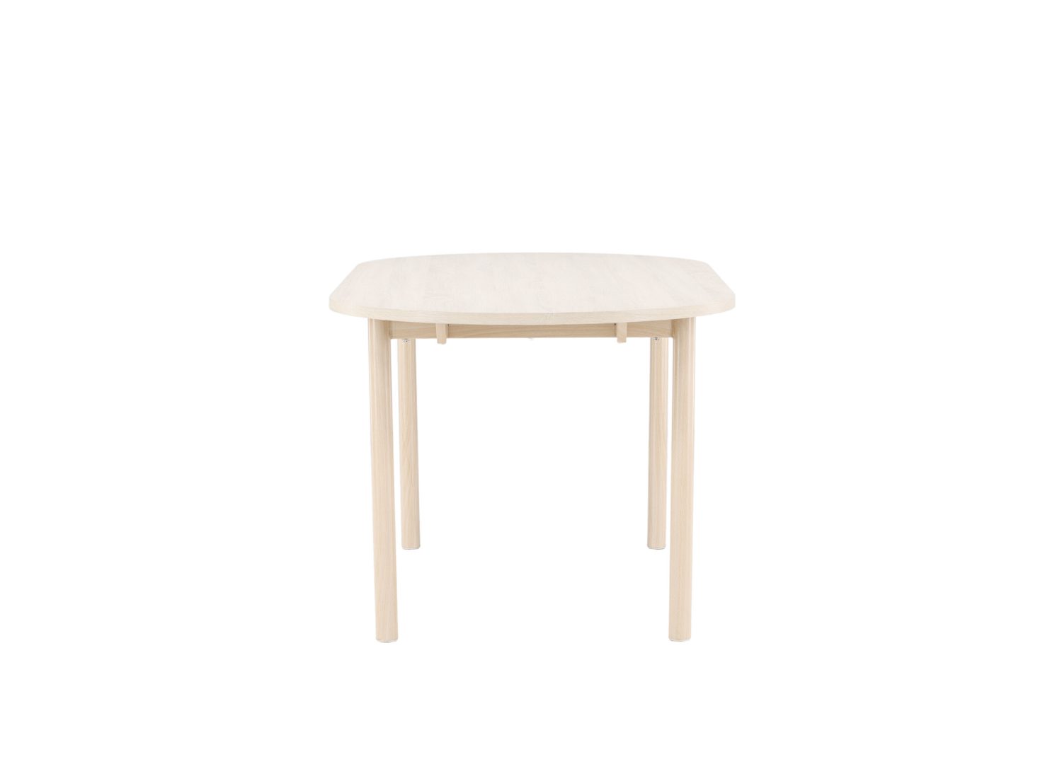 Détail de la table de repas Andy blanchi