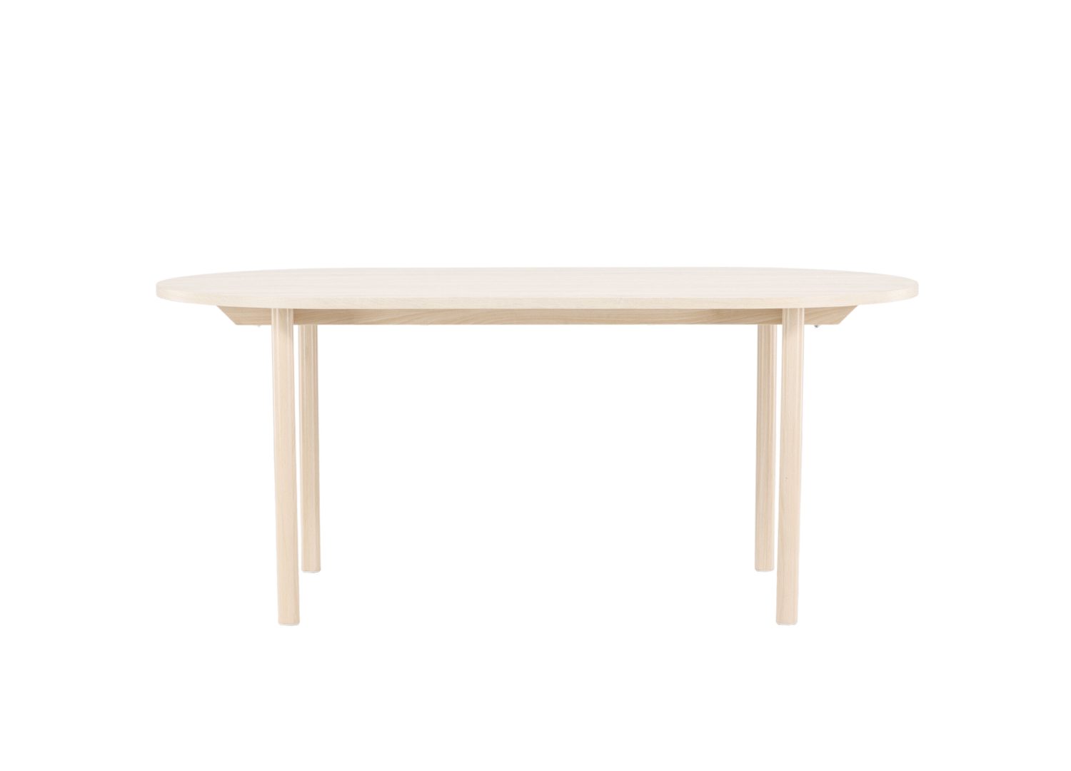 Détail de la table de repas Andy blanchi