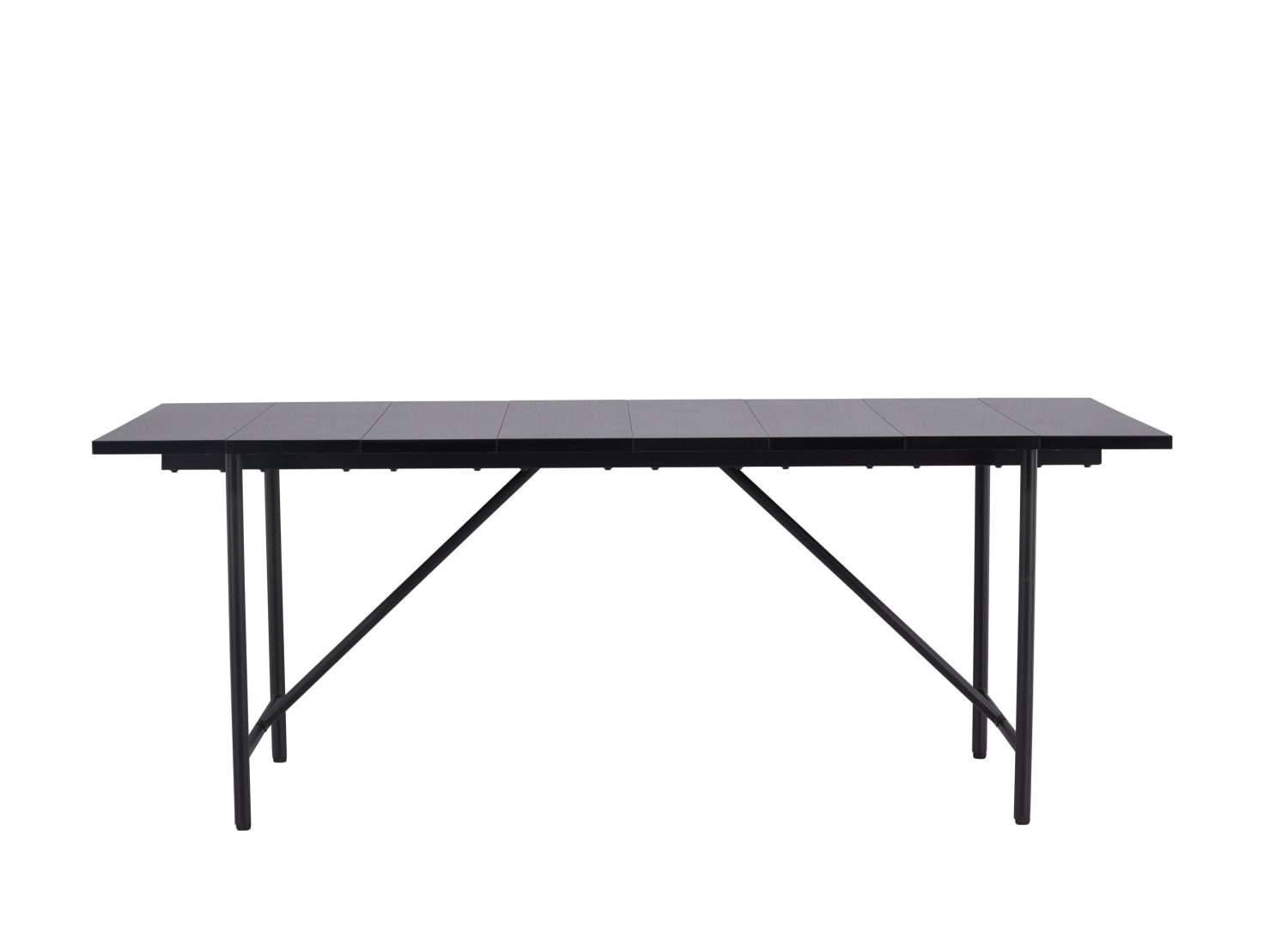 Détail de la table de repas Astrid noir