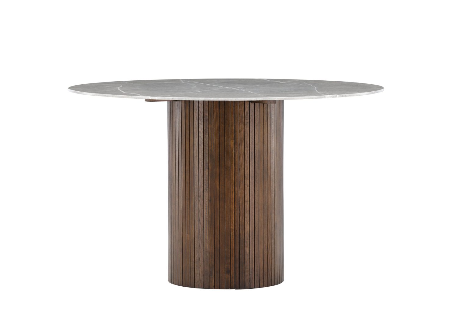 Vue produit de la table à manger Austin moka