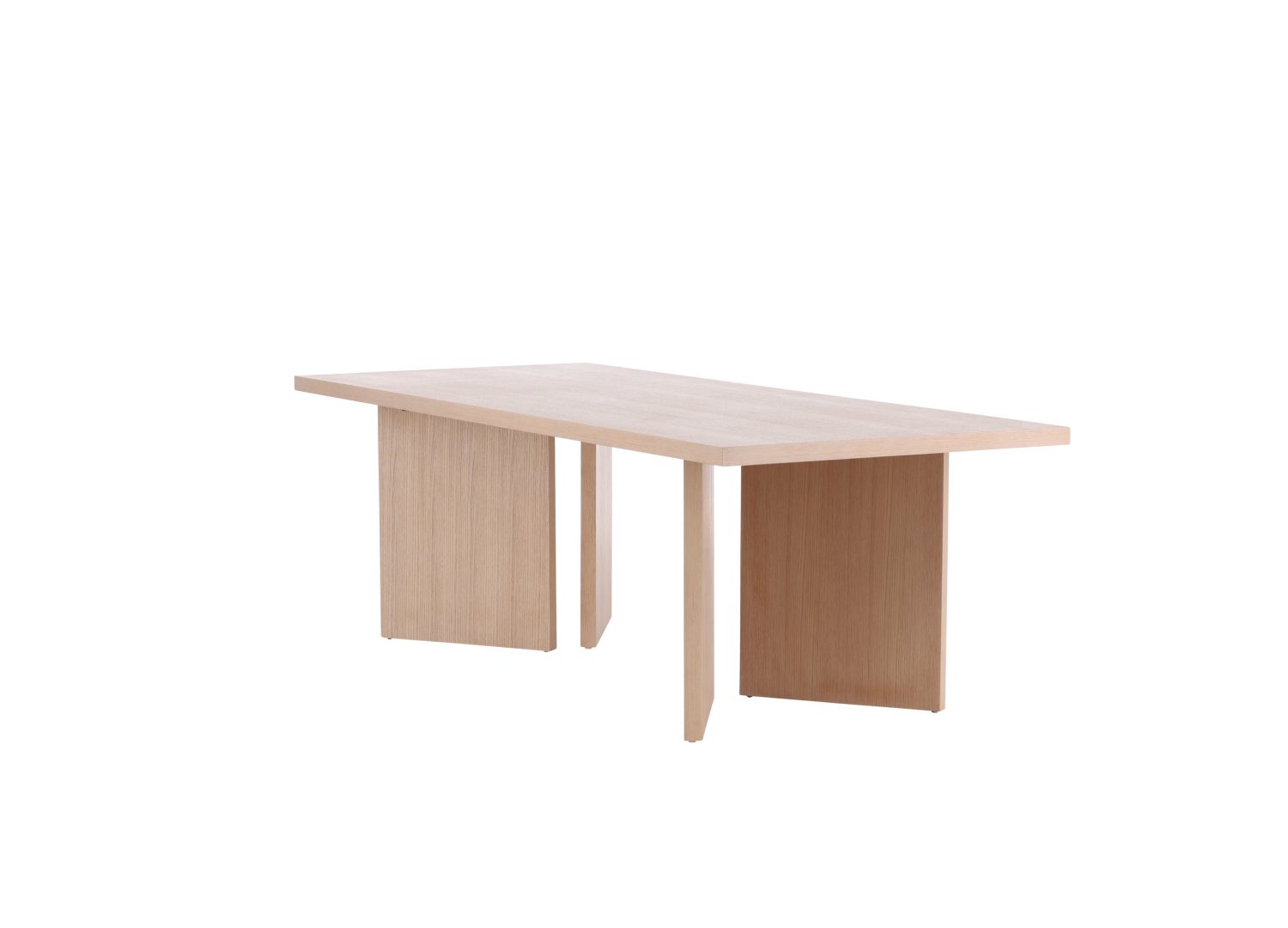 Vue produit de la table à manger Bassholmen blanchi
