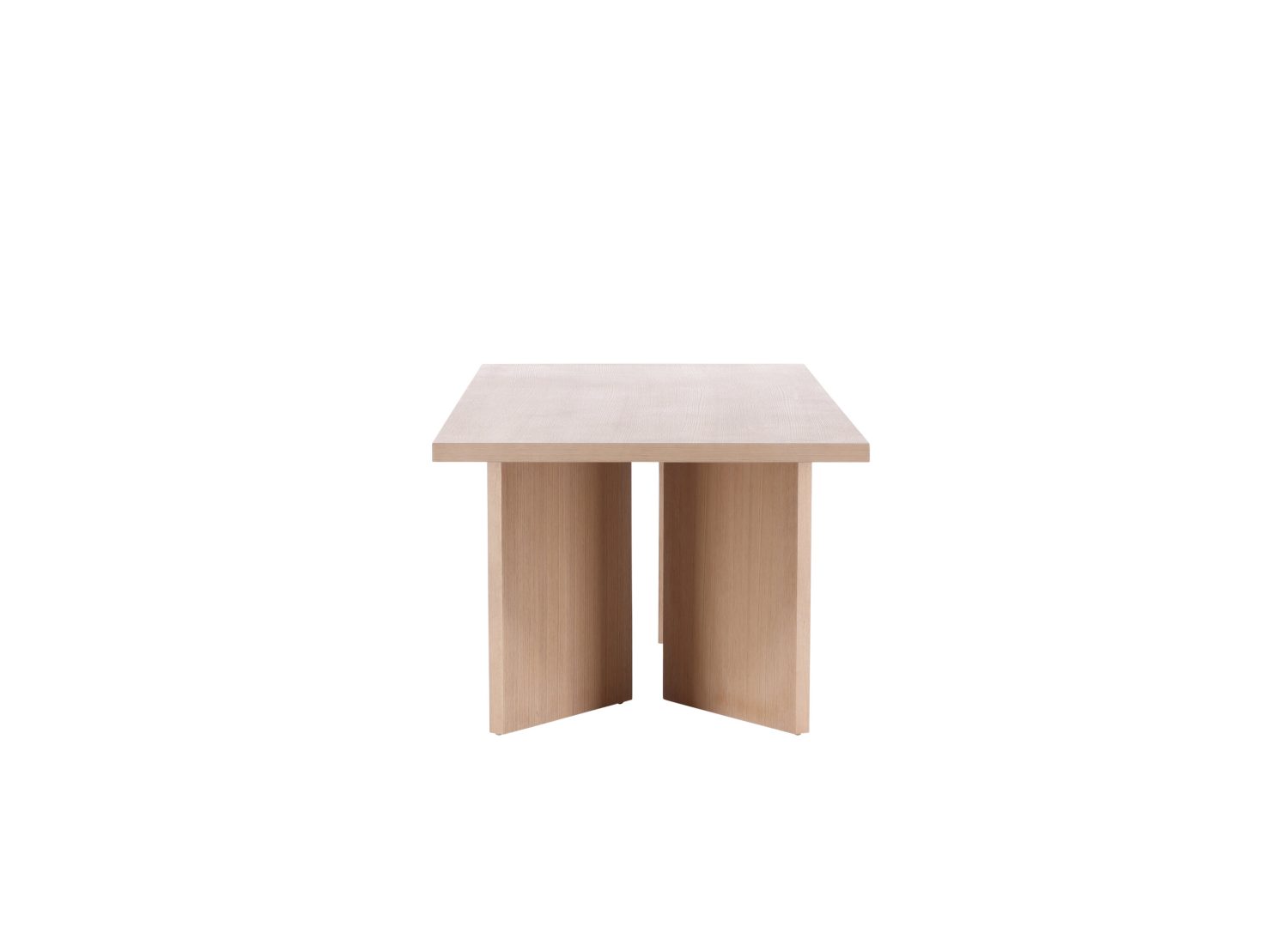 Détail de la table de repas Bassholmen blanchi