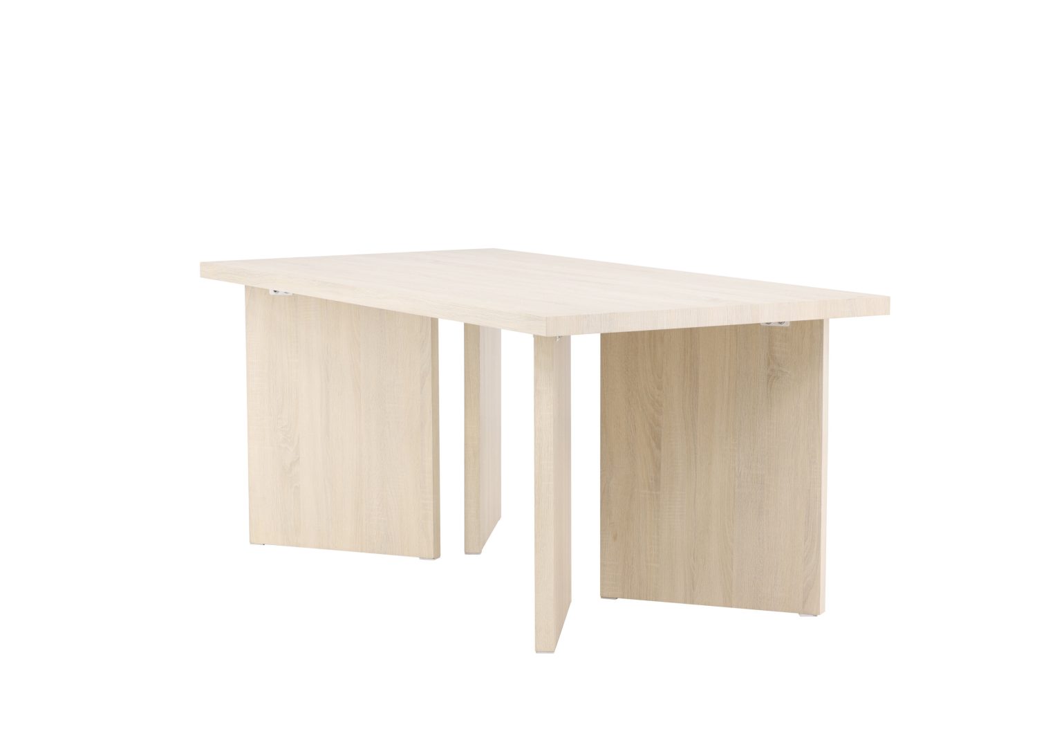 Vue produit de la table à manger Bassholmen blanchi