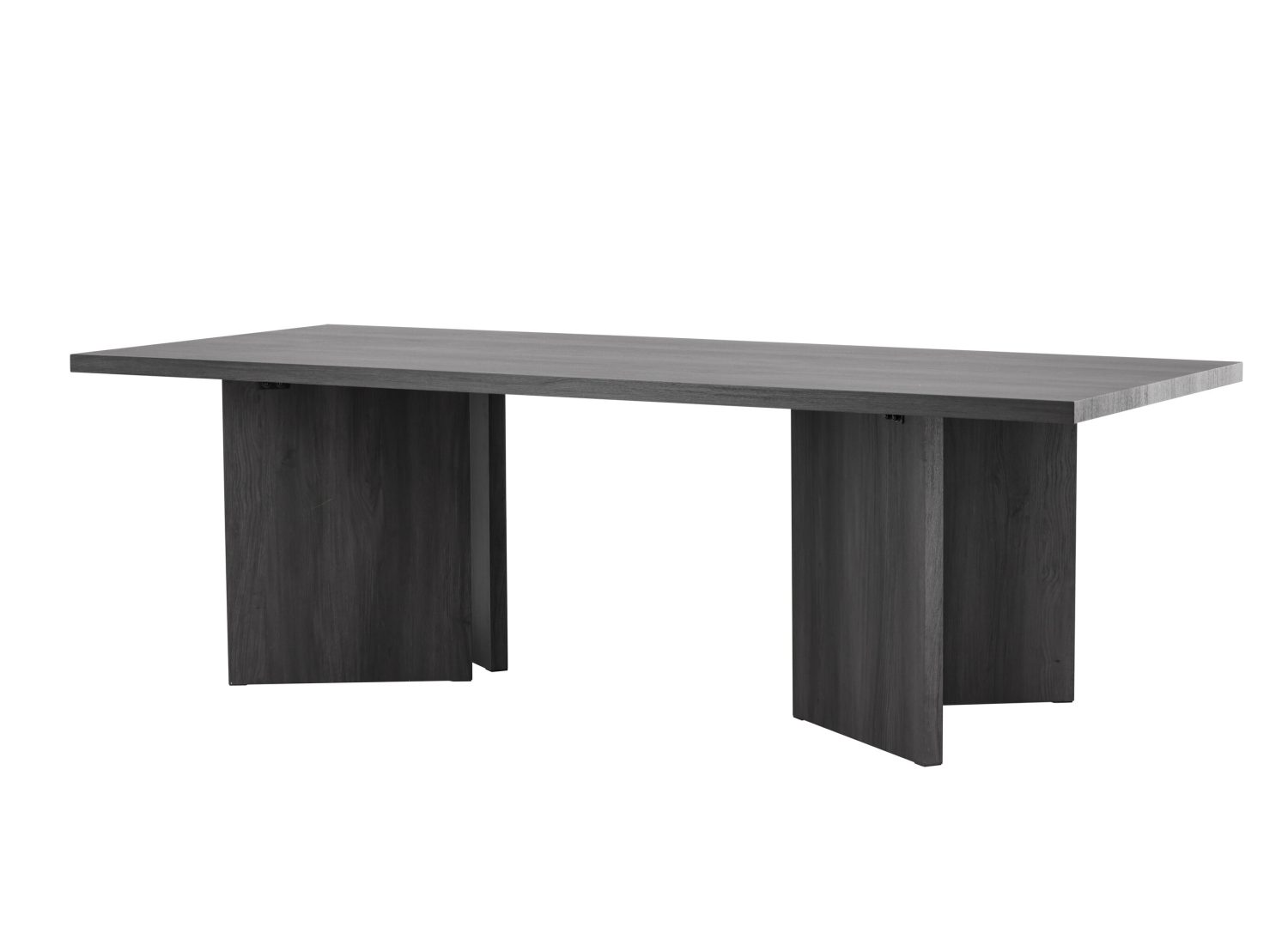Table à manger Bassholmen noir vue sous un autre angle