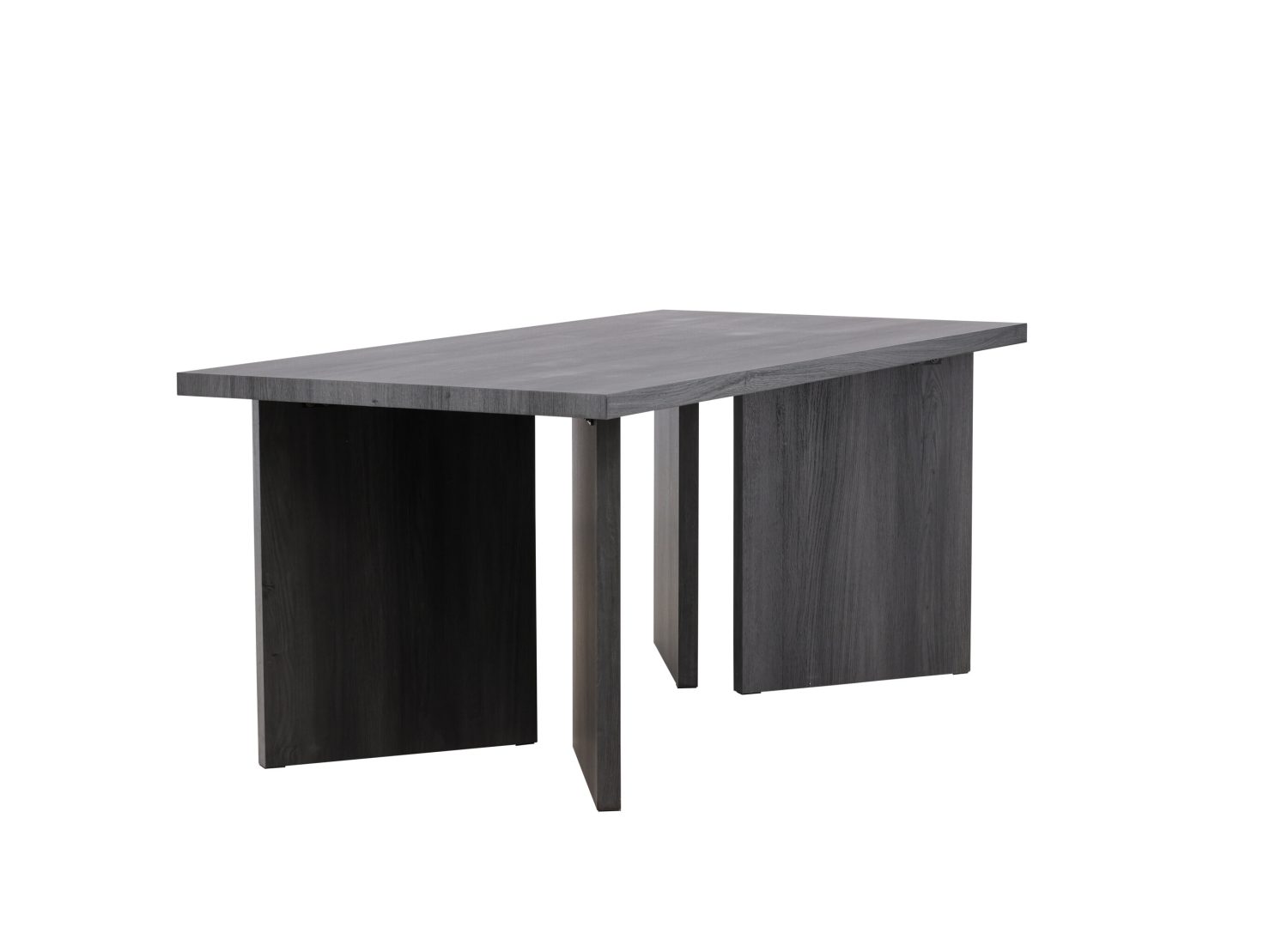 Table à manger Bassholmen noir vue sous un autre angle