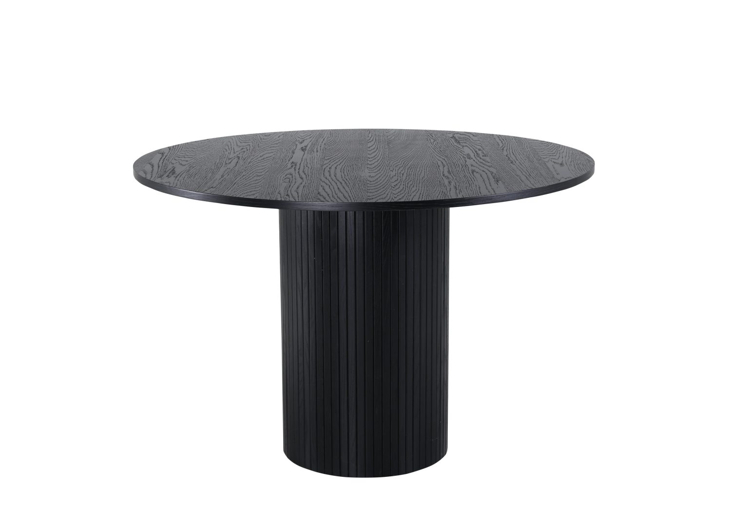 Table à manger Bianca noir vue sous un autre angle