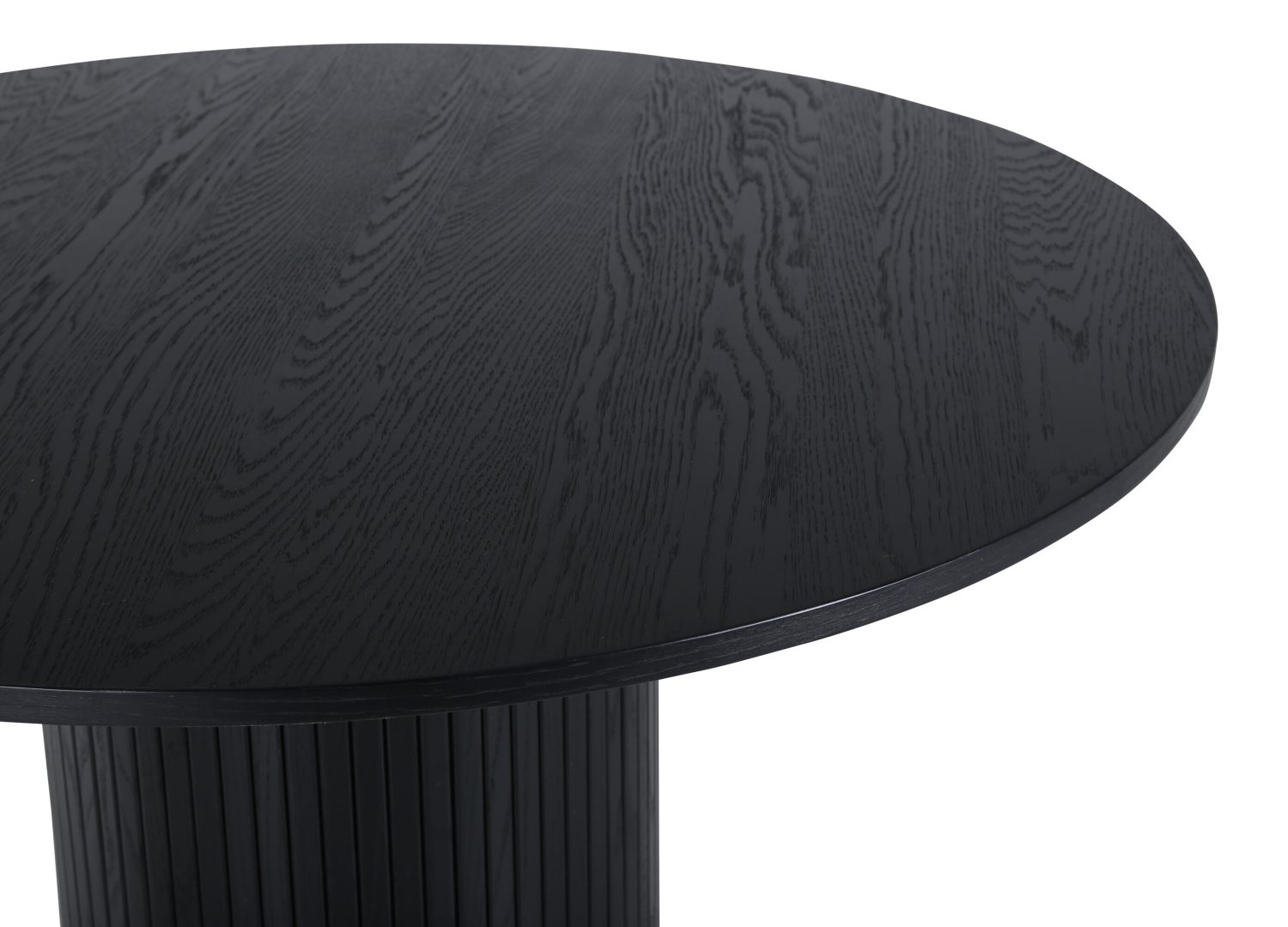 Détail de la table de repas Bianca noir
