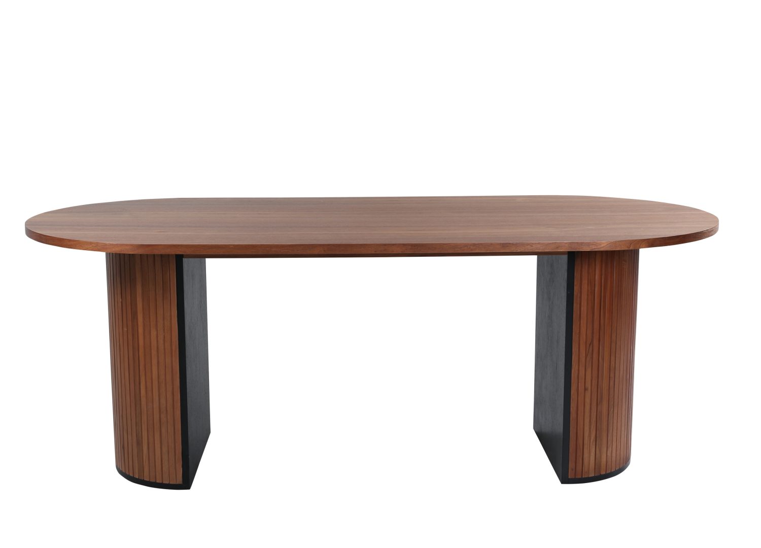 Table à manger Bianca noyer vue sous un autre angle