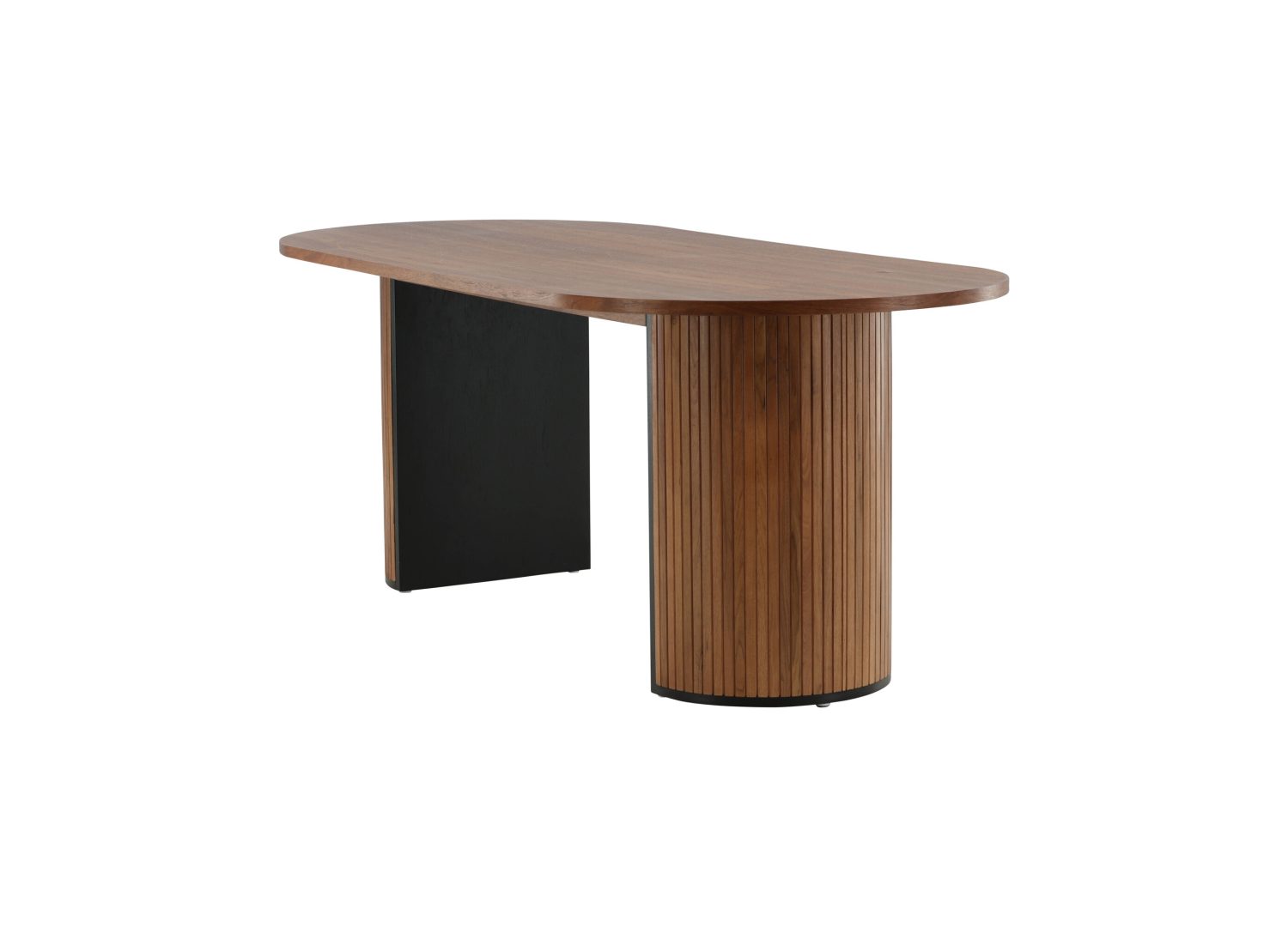 Détail de la table de repas Bianca noyer