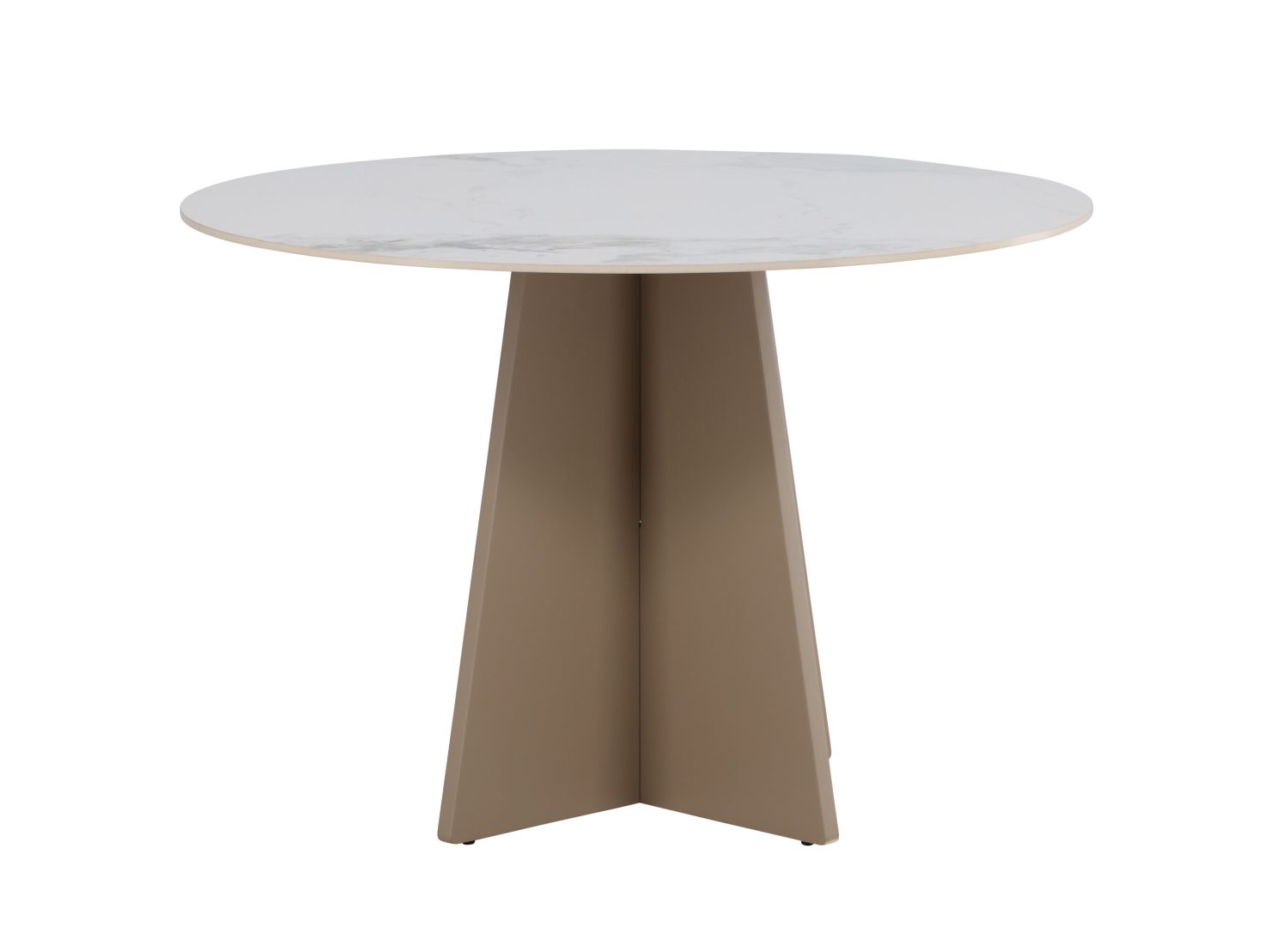 Détail de la table de repas Bootcut beige