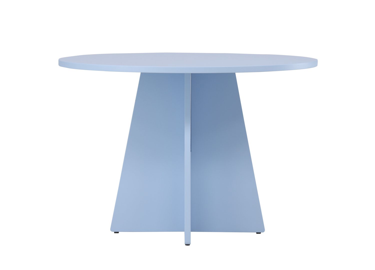 Détail de la table de repas Bootcut bleu