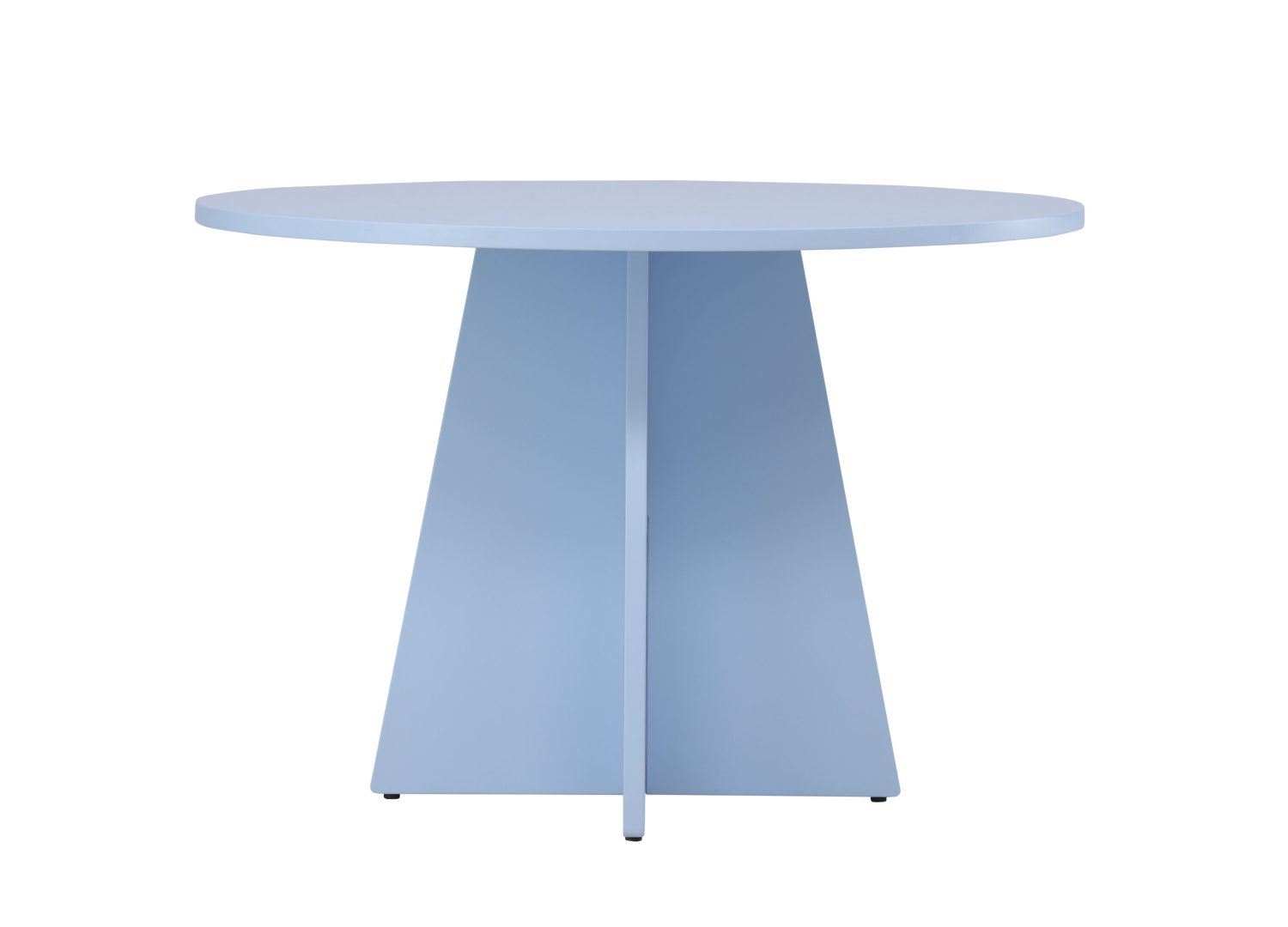 Détail de la table de repas Bootcut bleu