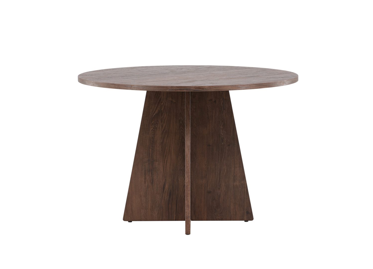 Détail de la table de repas Bootcut moka