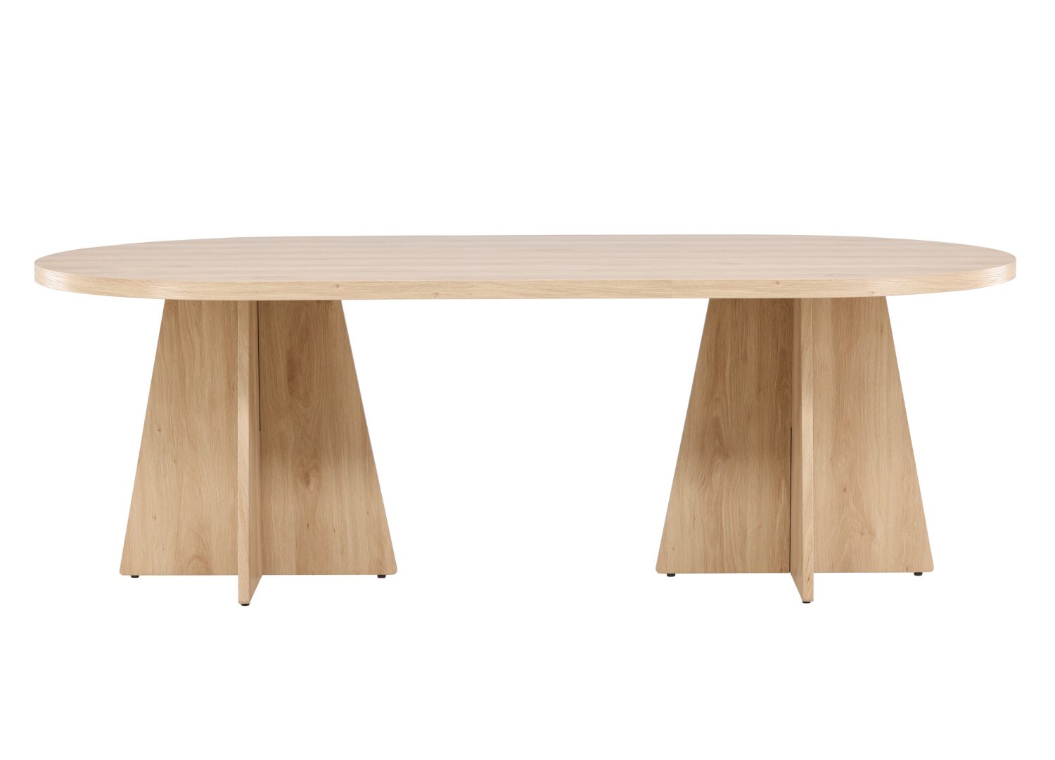 Détail de la table de repas Bootcut naturel