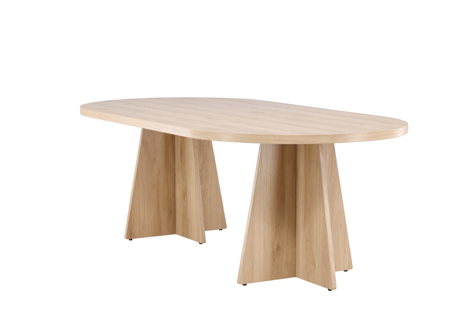 Vue produit de la table à manger Bootcut naturel