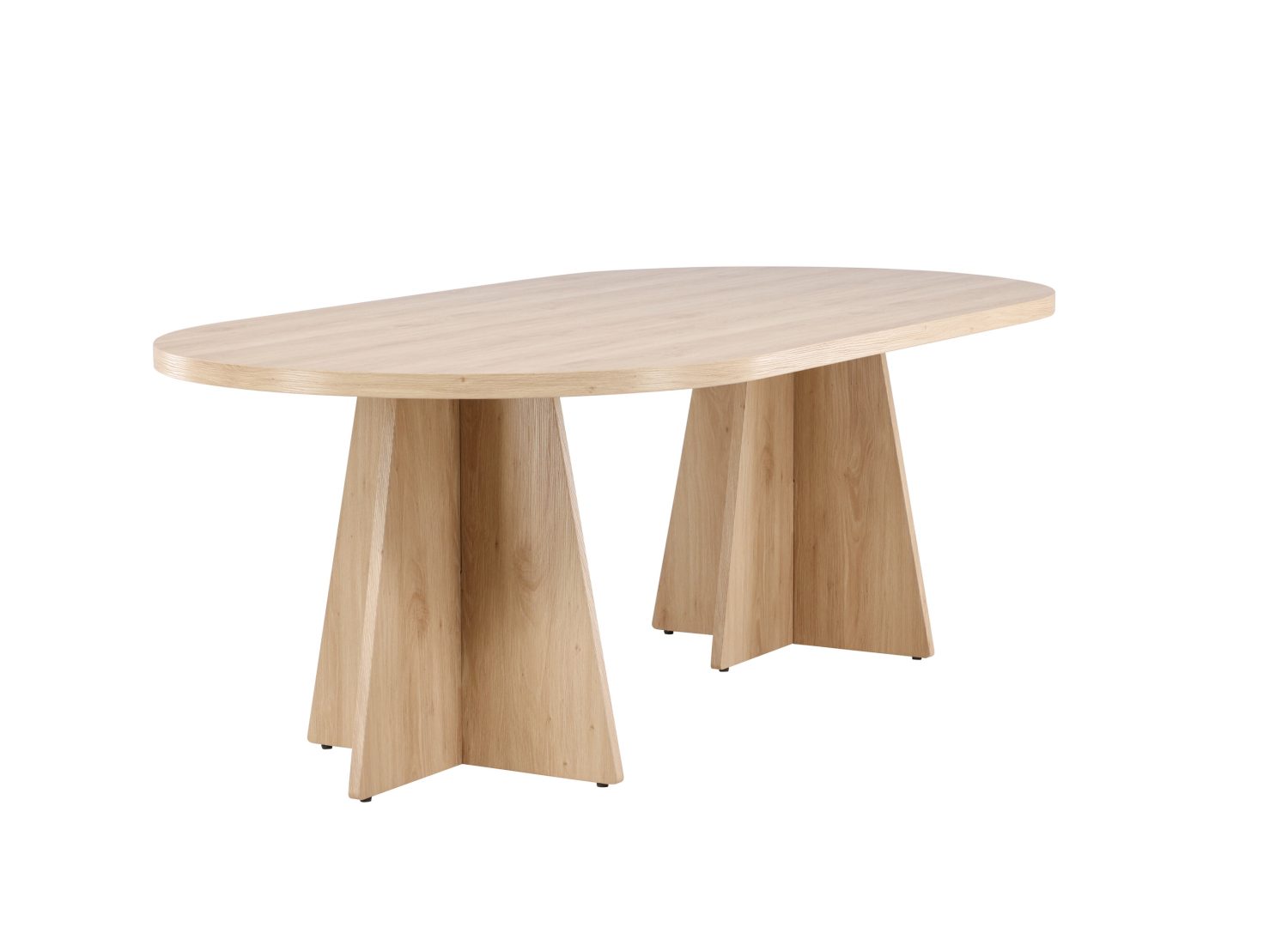 Table à manger Bootcut naturel vue sous un autre angle